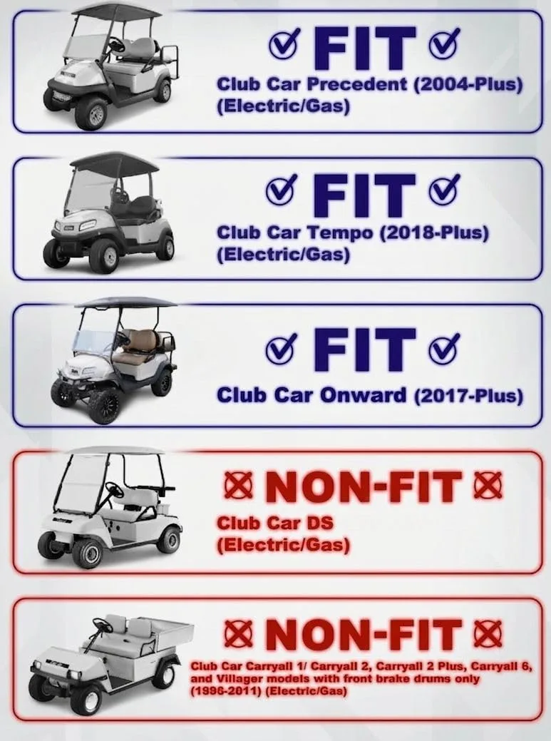 ACED Parts 6-Inch Lift Kit for Club Car Precedent image 2