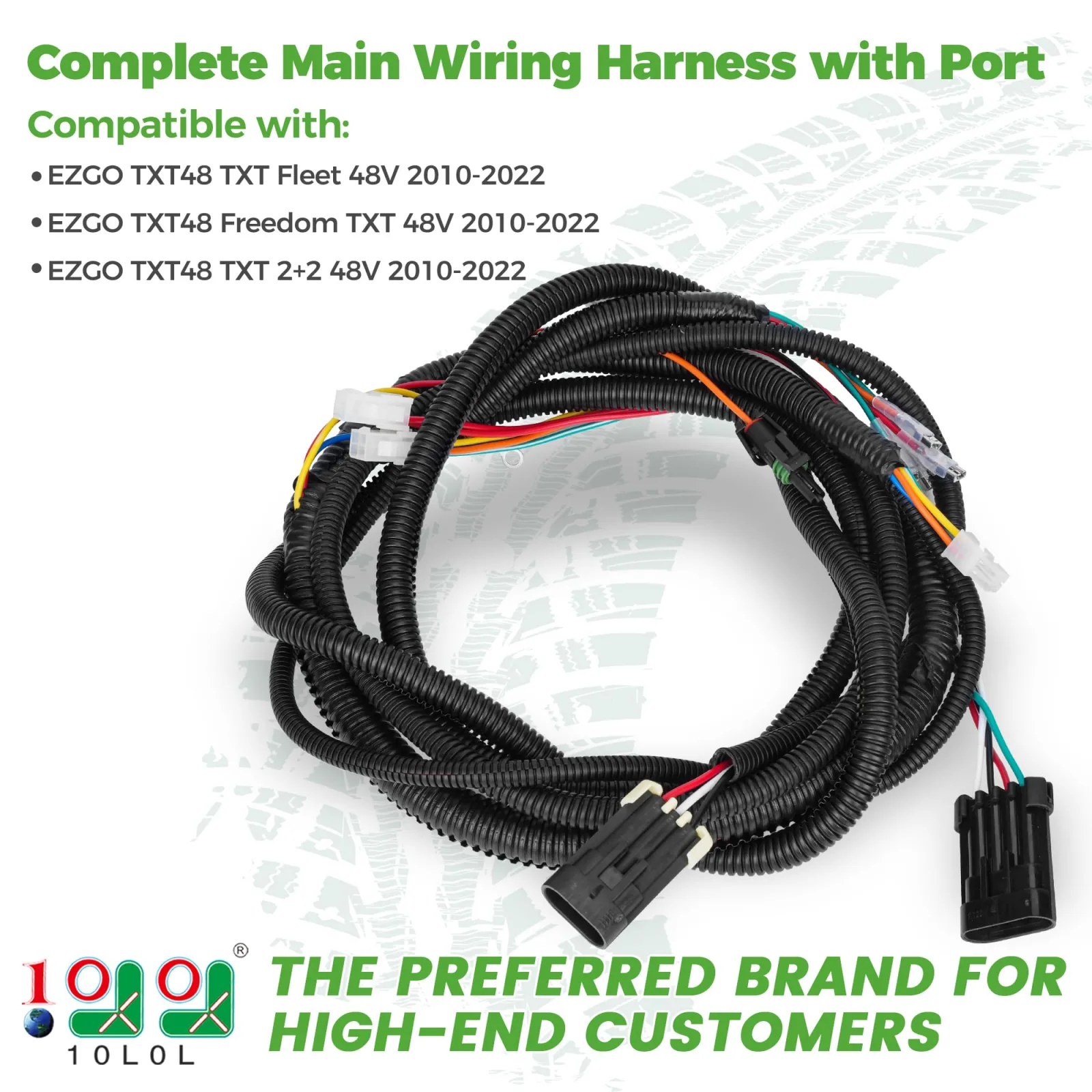 10L0L Main Wiring Harness for E-Z-GO TXT48, 625805 image 2