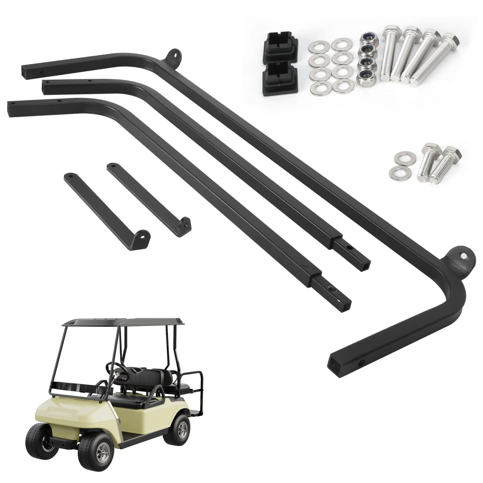 10L0L Front Roof Strut Brackets for Club Car DS 1984-1999