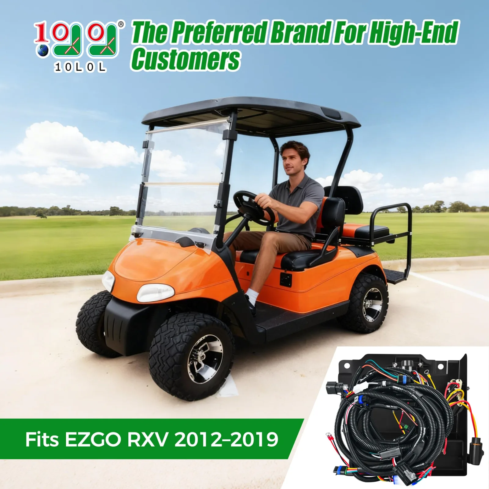10L0L Speed Controller Harness for E-Z-G-O RXV 48V image 2