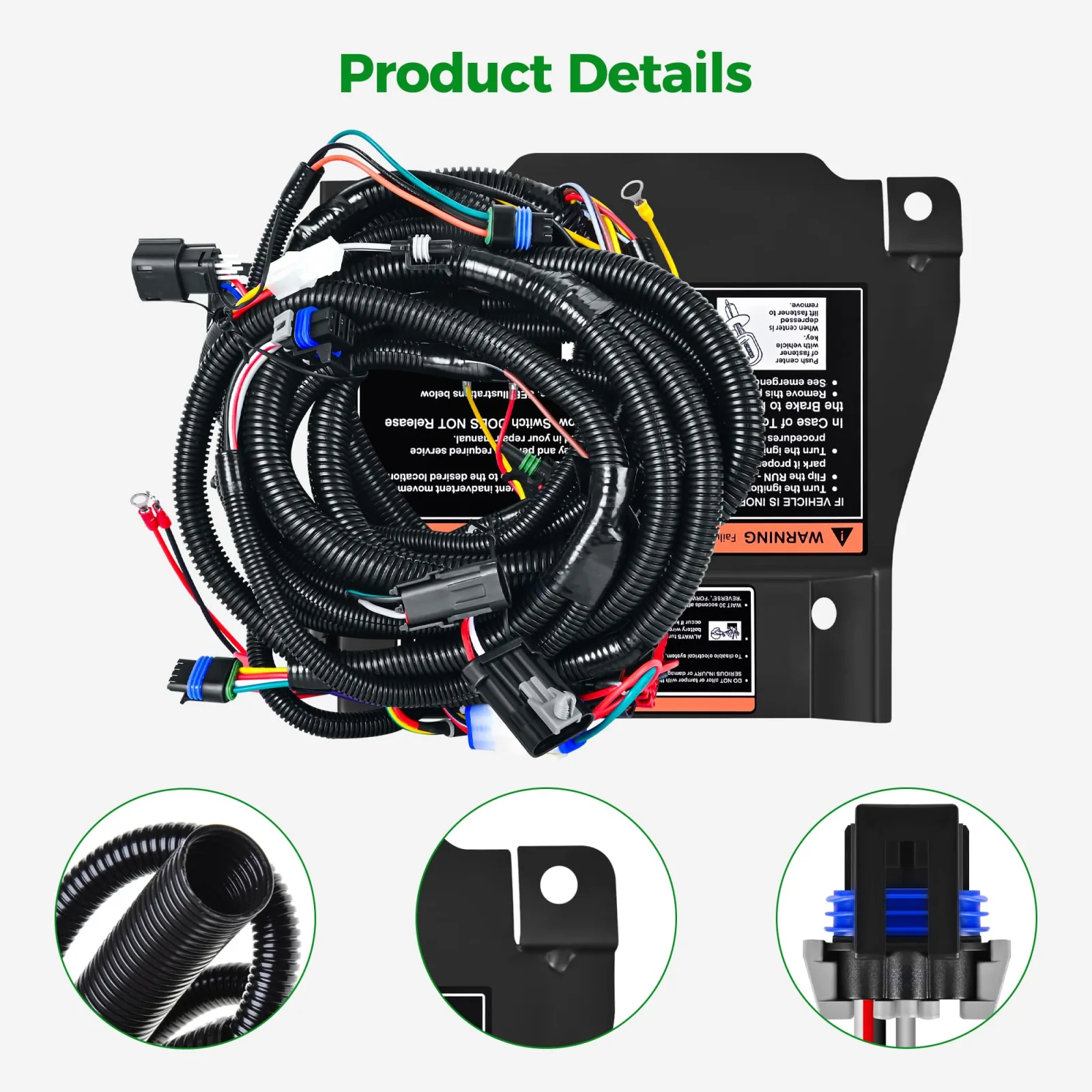 10L0L Speed Controller Harness for E-Z-G-O RXV 48V image 4
