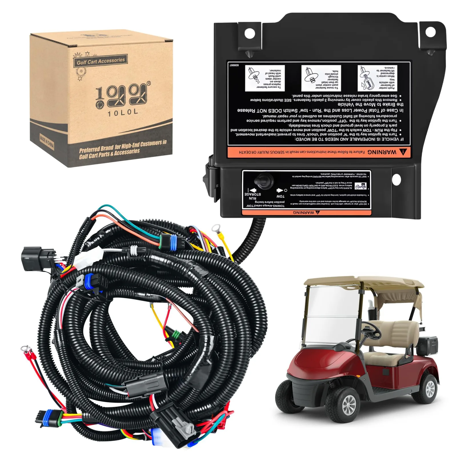 10L0L Speed Controller Harness for E-Z-G-O RXV 48V