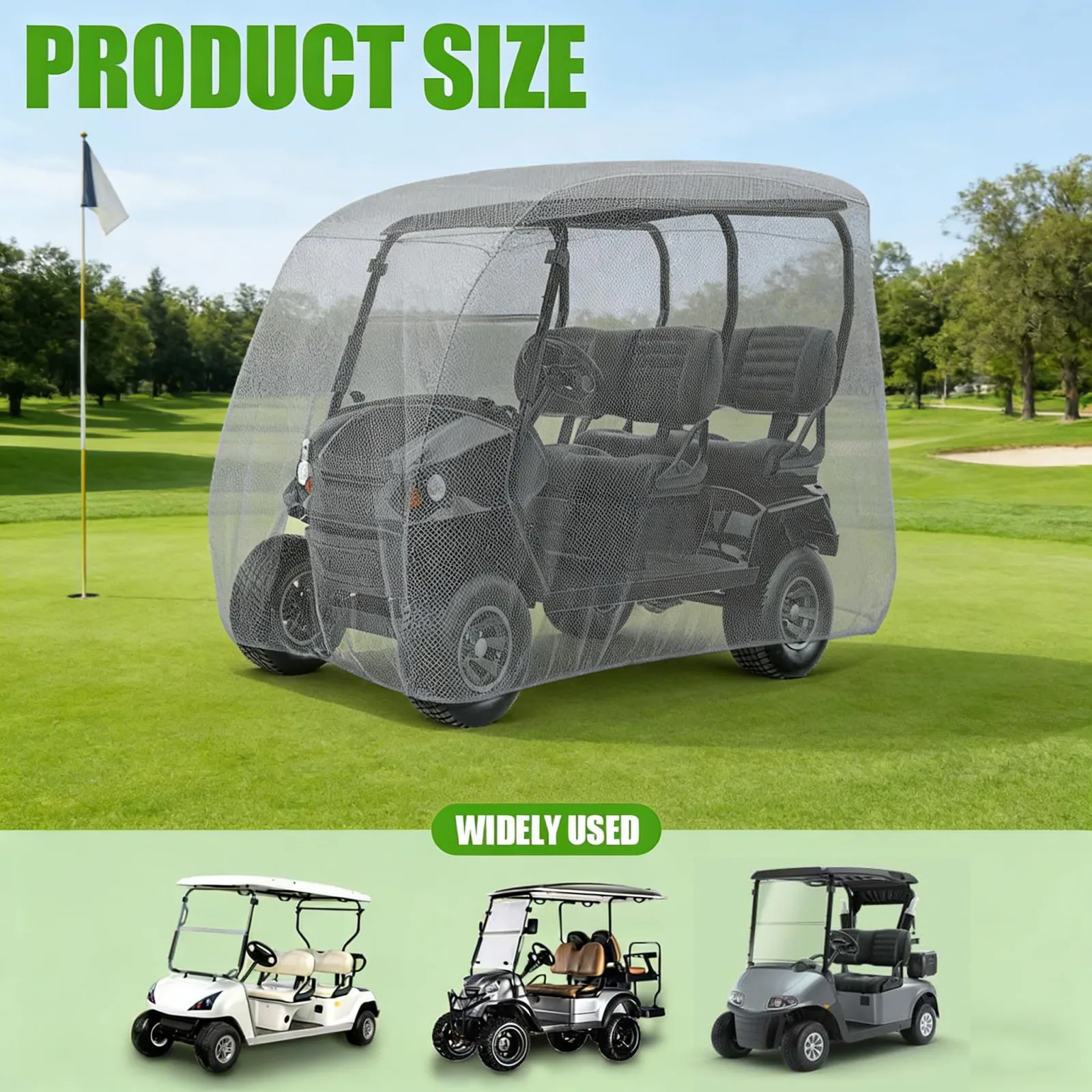 UFDTHCJH Cover for E-Z-GO Express S4 Lifted Gas 2025-2026 image 2