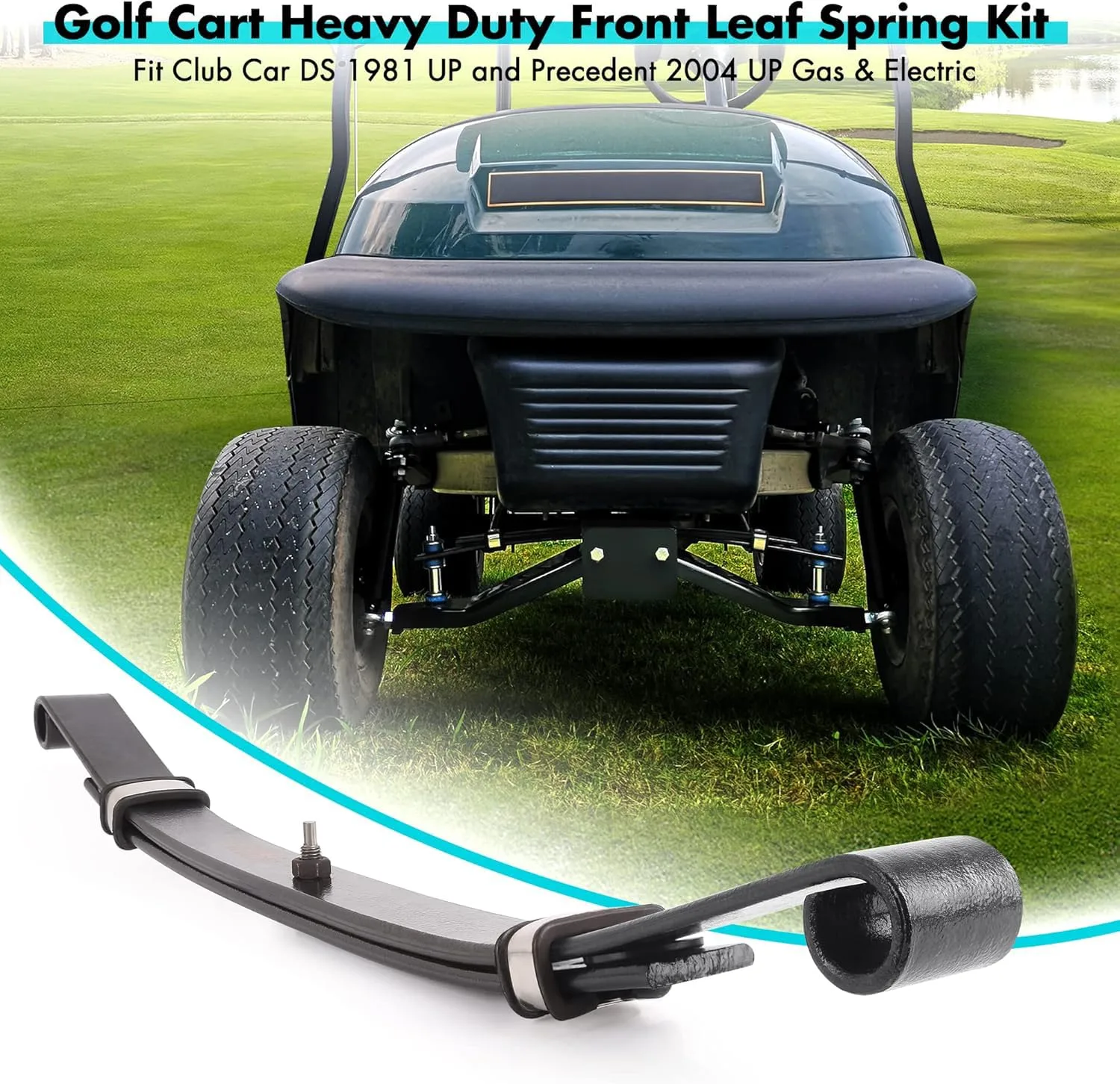 10L0L Heavy-Duty Front Leaf Spring Kit for Club Car image 2