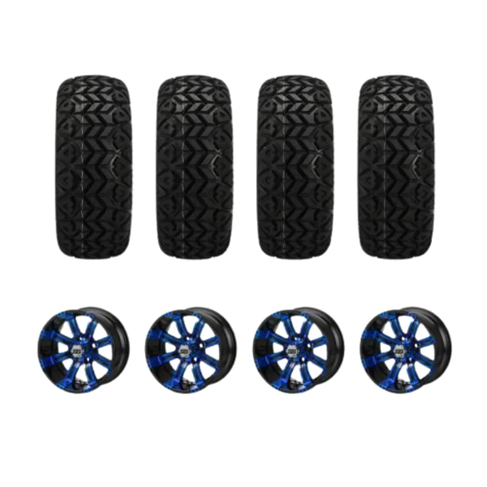 REVENGE Casino Cross 12-Inch Golf Cart Wheel & Tire Set image 2