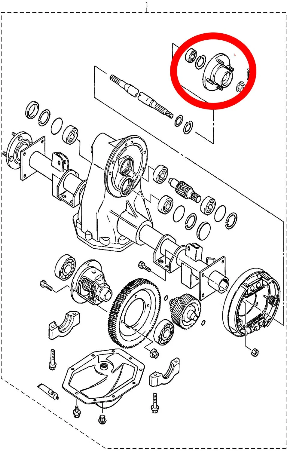 Dr.Acces Yamaha Golf Cart Rear Axle Hub JN3-G6514-00 image 3