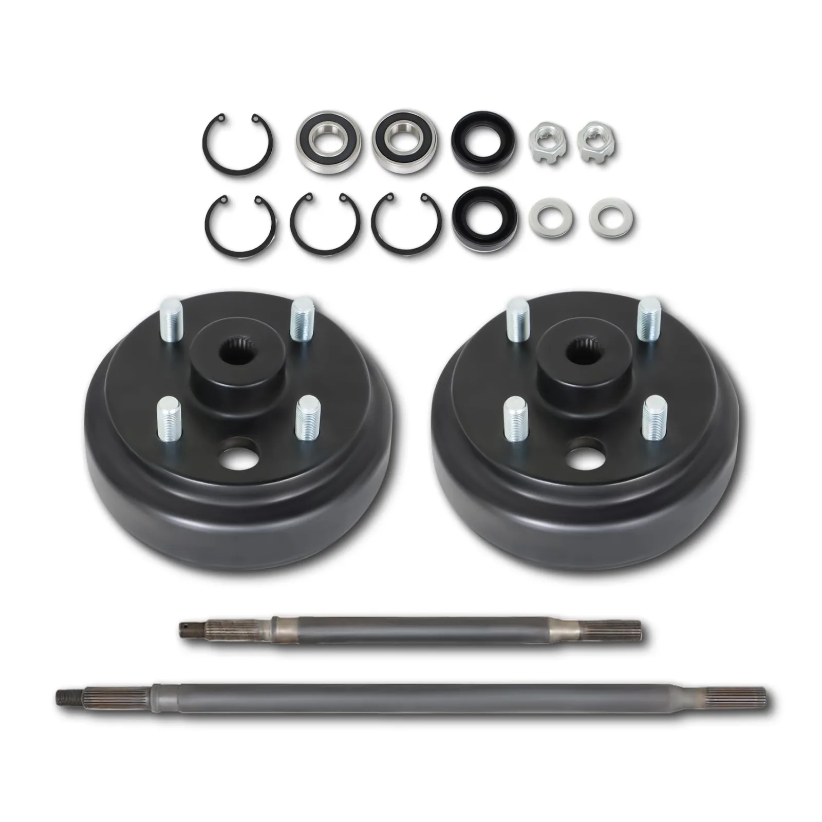 Labwork 24-Spline Rear Axle & Brake Hub Drum Kit for E-Z-GO