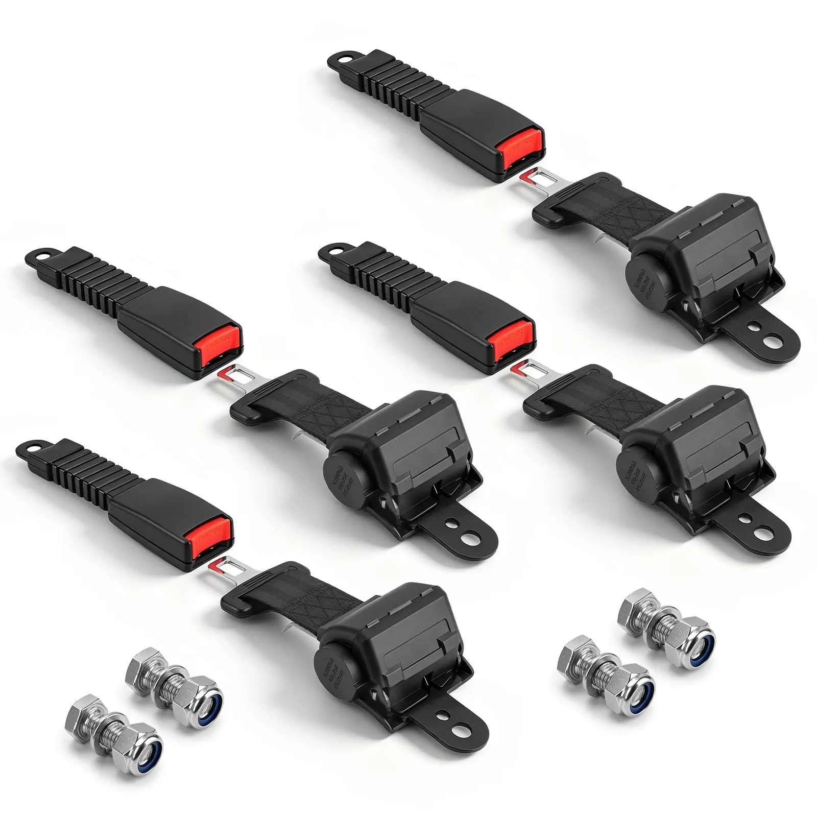 CLUBRALLY 40-Inch Golf Cart Seat Belt Kit