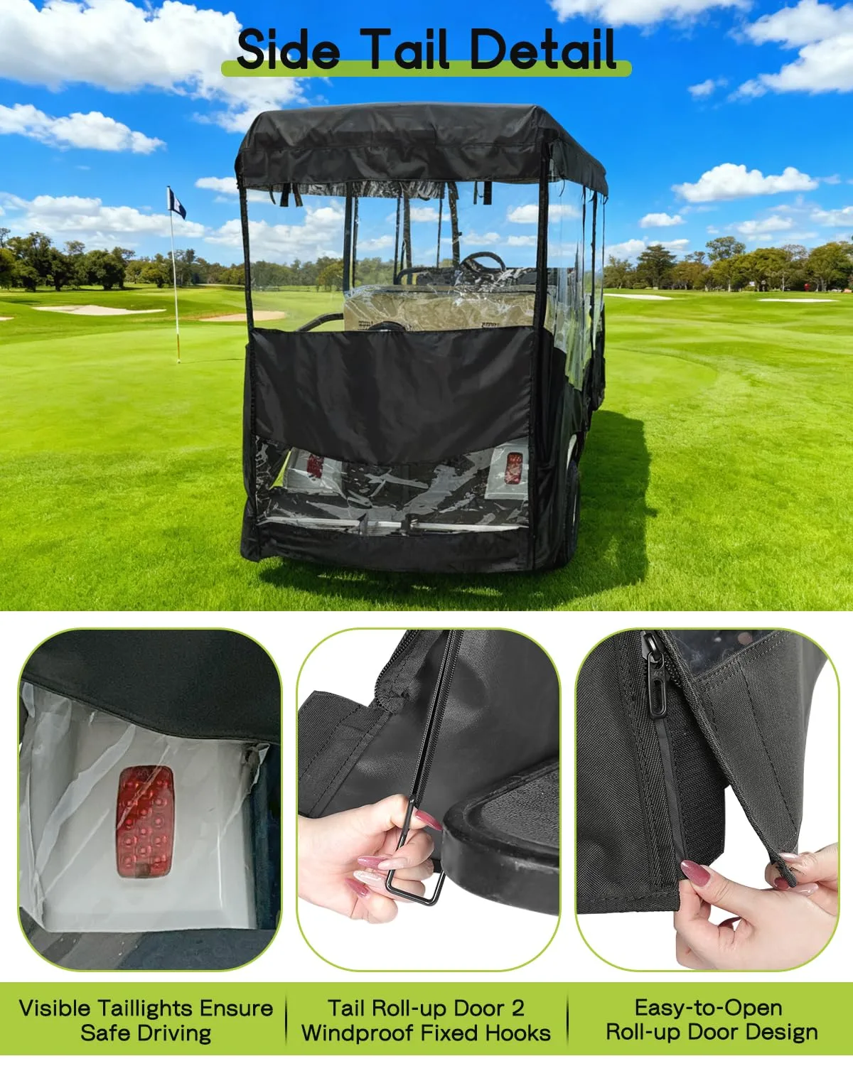 WEIMELL Enclosure for Club Car Villager 8 Passenger image 4