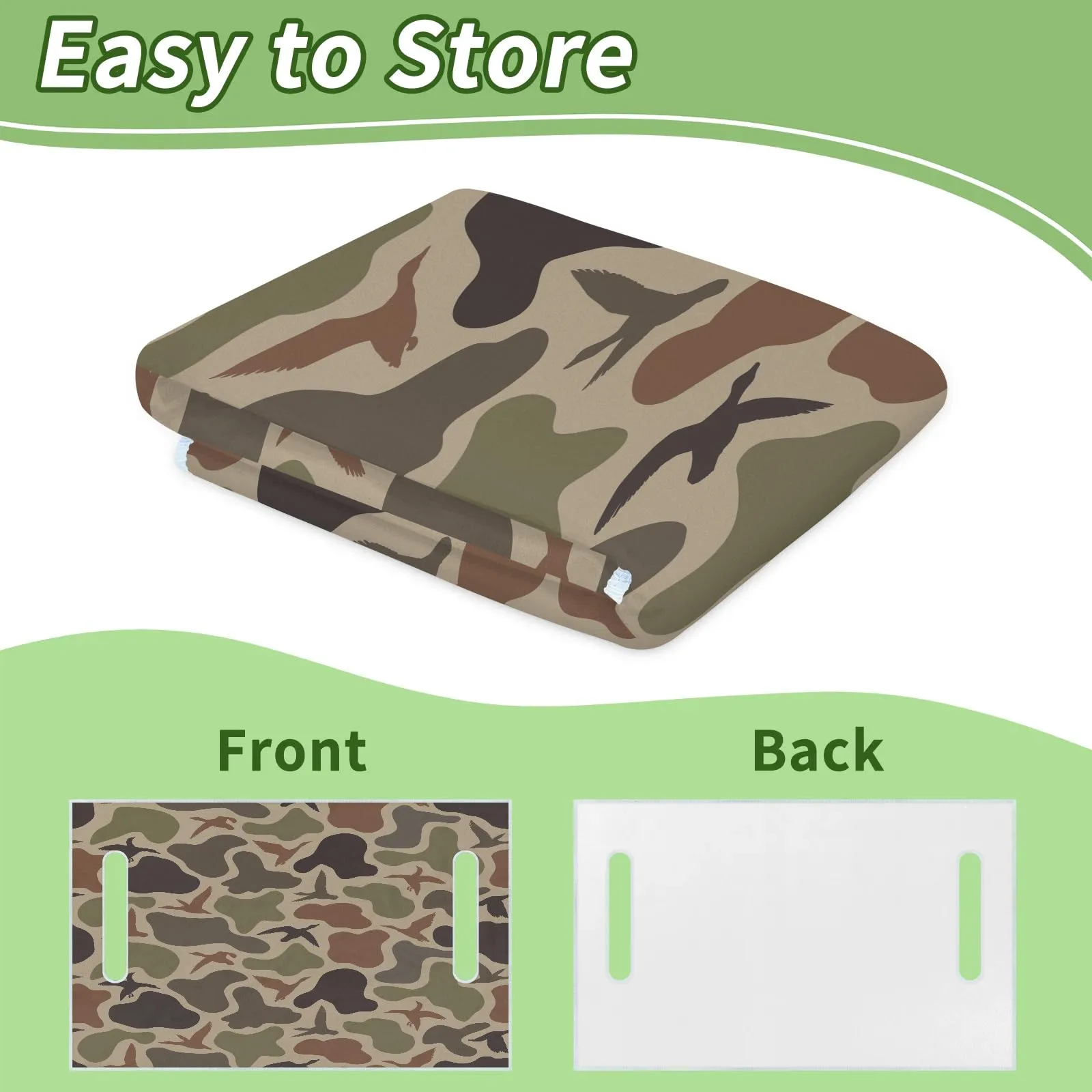 Tiveruda Duck Camouflage Golf Cart Seat Cover 51 x 31 in image 4