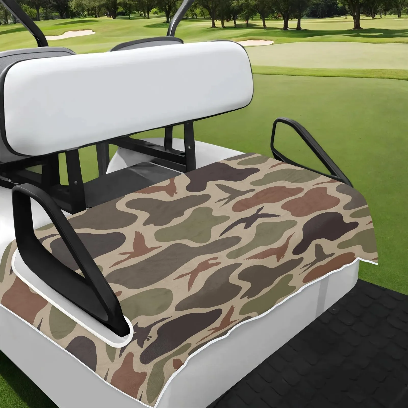 Tiveruda Duck Camouflage Golf Cart Seat Cover 51 x 31 in