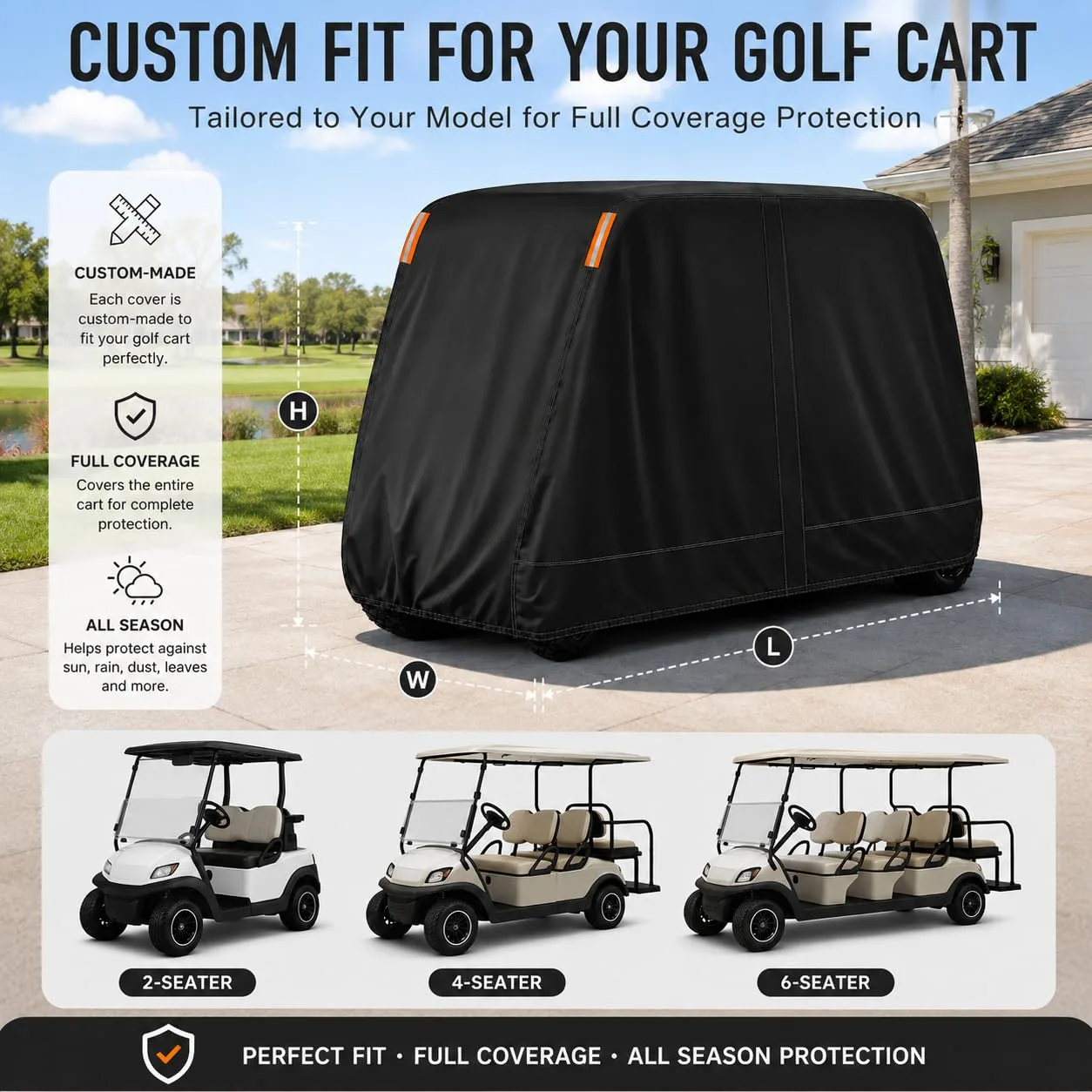 FDHTHJFYJ Cover for Yamaha Drive2 Concierge AC 2017-2026 image 2