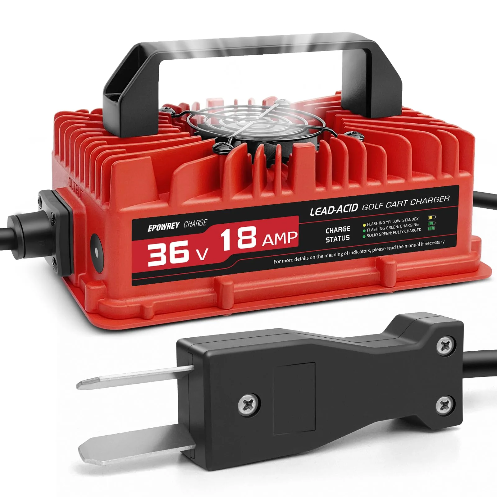 EPOWREY 36V 18A Golf Cart Charger E8-36V18A