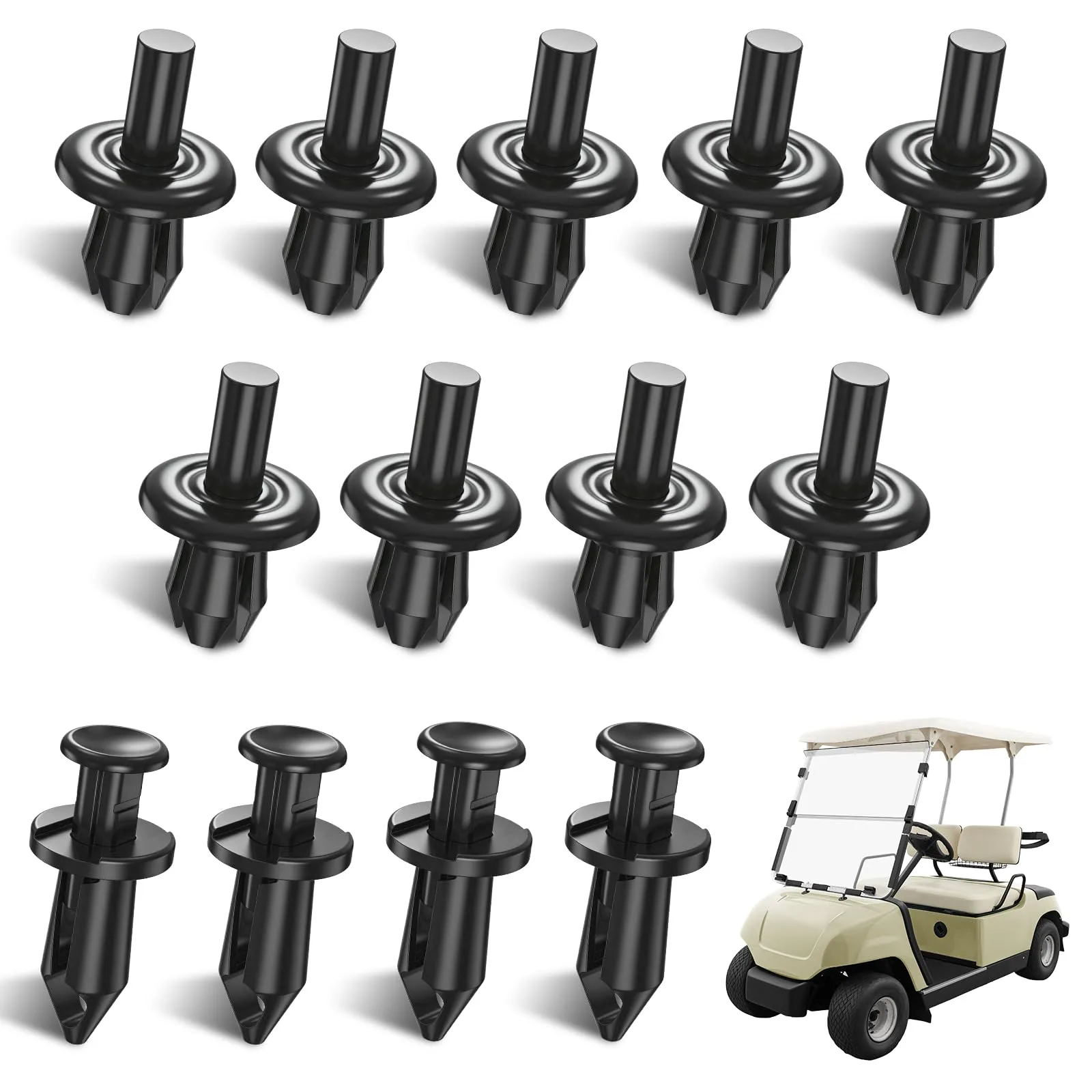 CartClan Yamaha Golf Cart Floor Mat and Rivet Kit CT-0248