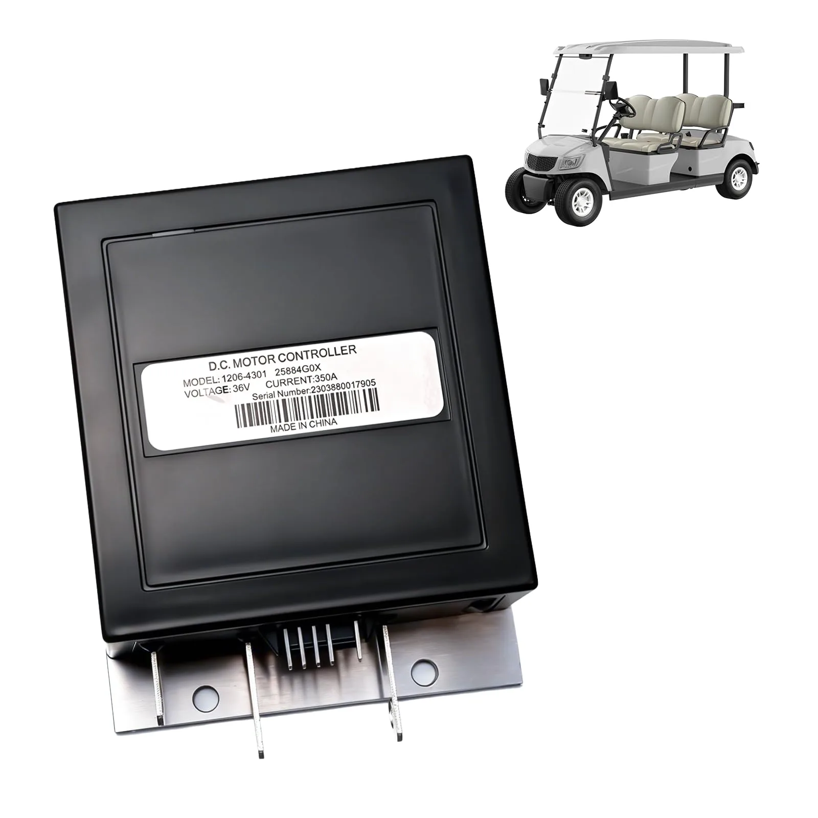 Npmkx 1206-4301 36V Controller for E-Z-G-O TXT & Medalist