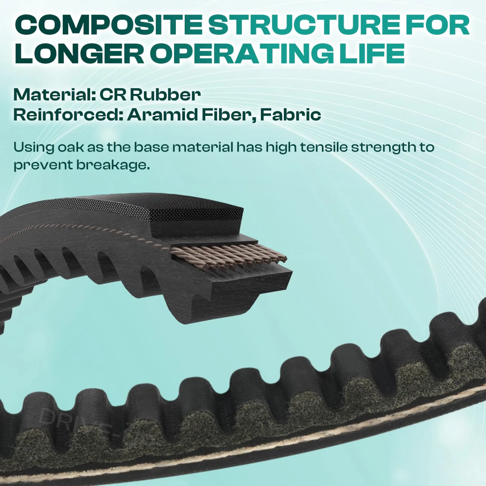DRIVE UP Drive Belt DU00093 for Club Car DS and Precedent image 4