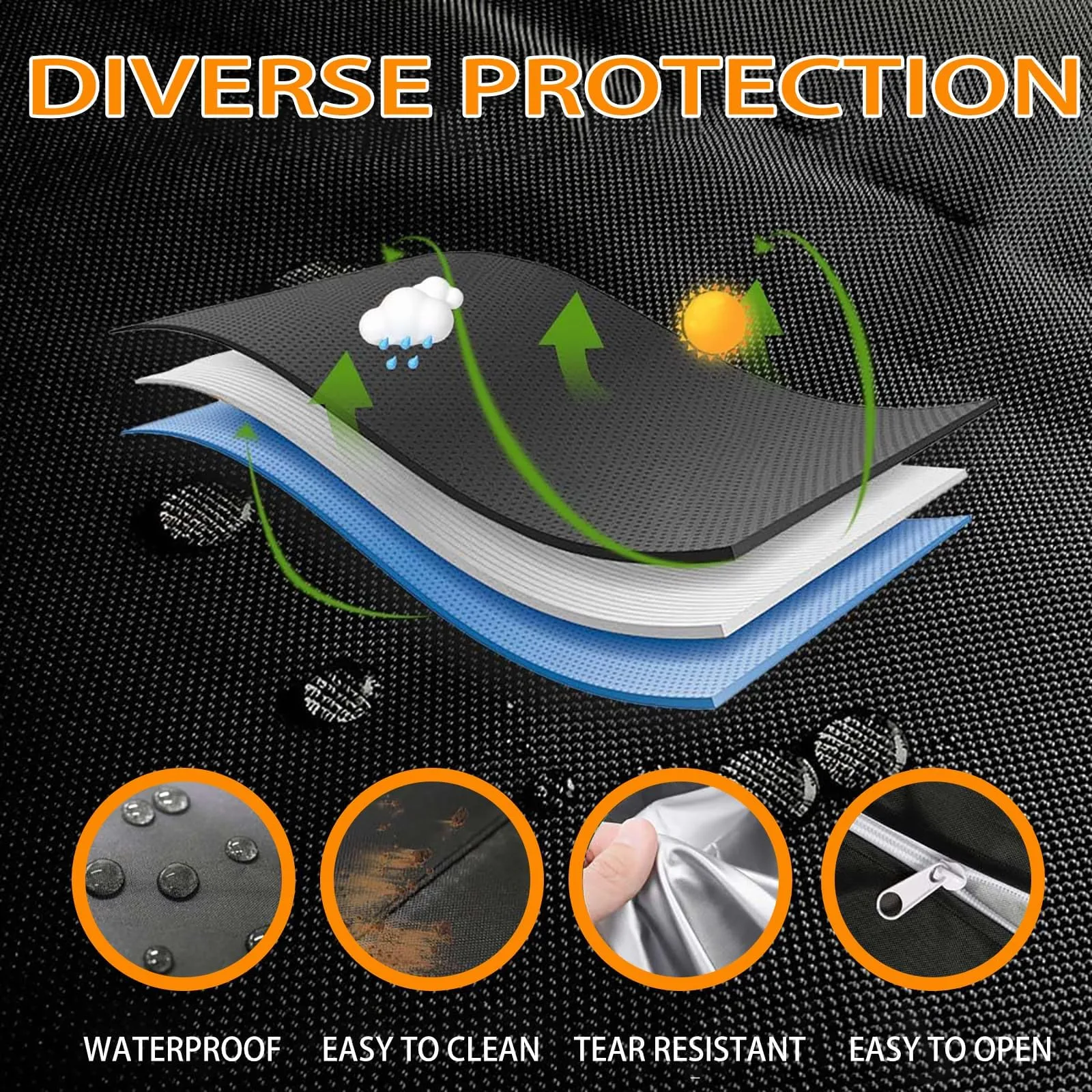 FDHTHJFYJ Cover for Kandi Kruiser 4PRO A 4-Passenger image 3