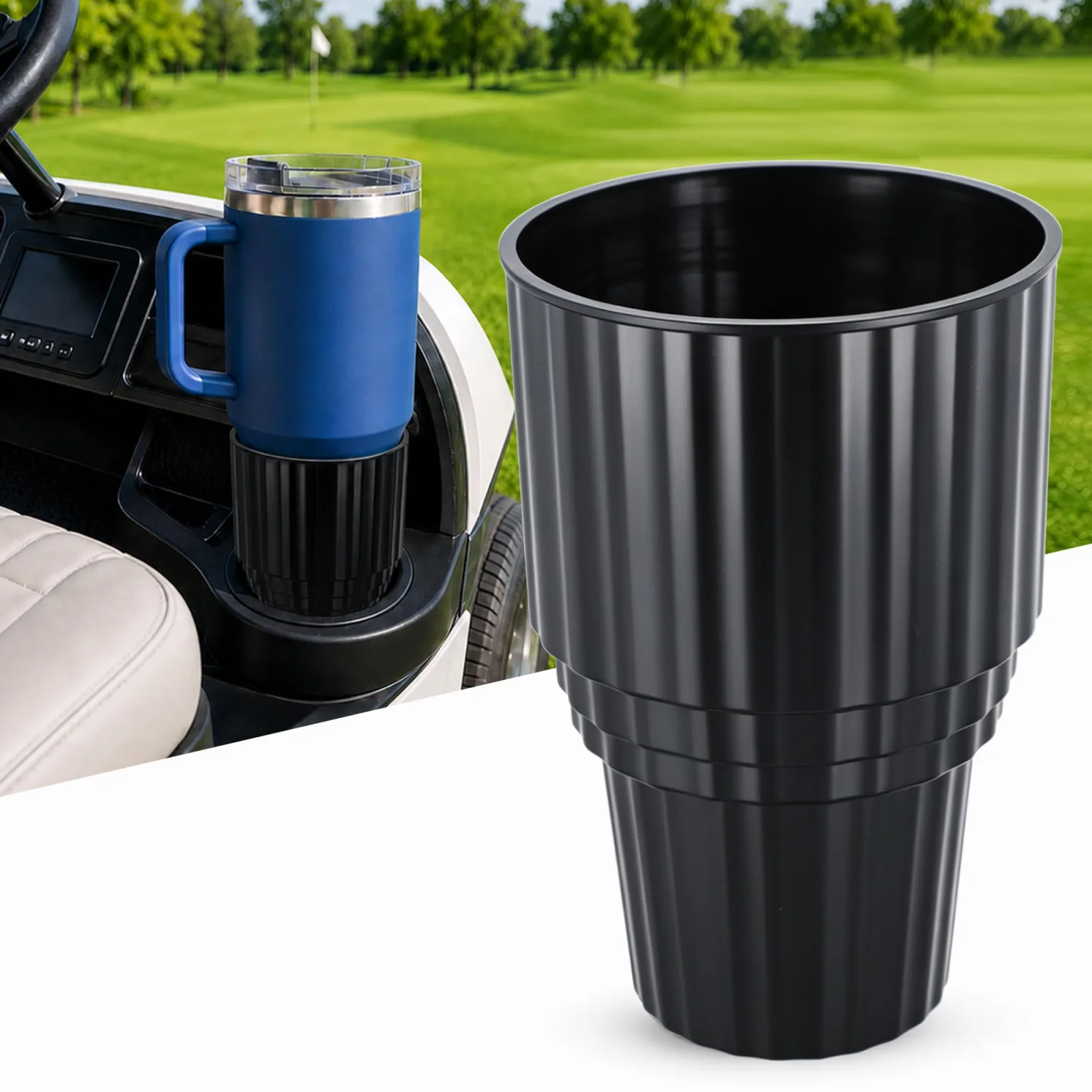 Roykaw ROY0688 Golf Cart Front Dash Cup Holder Adapter