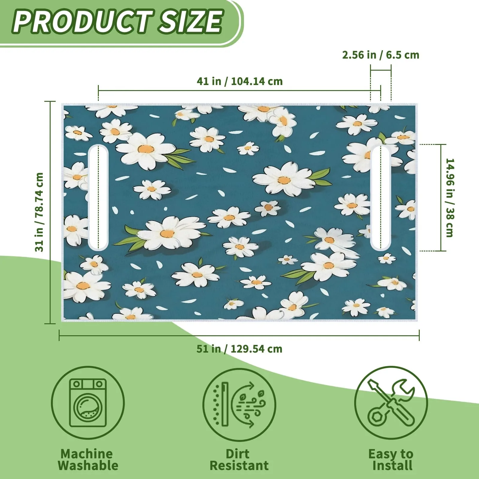 Tiveruda Golf Cart Seat Cover for Double Seats, 51 x 31 in image 2