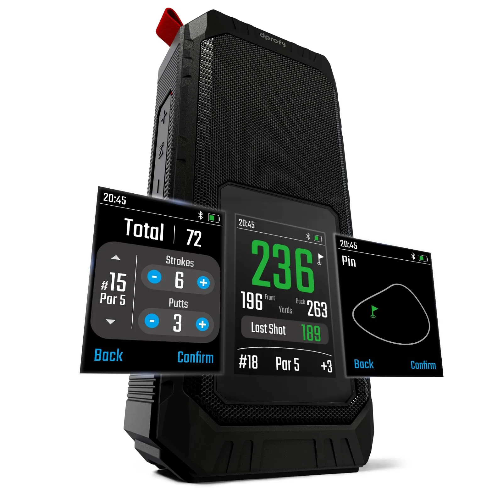 Dprofy V3 PRO Magnetic Golf GPS Speaker with Touchscreen