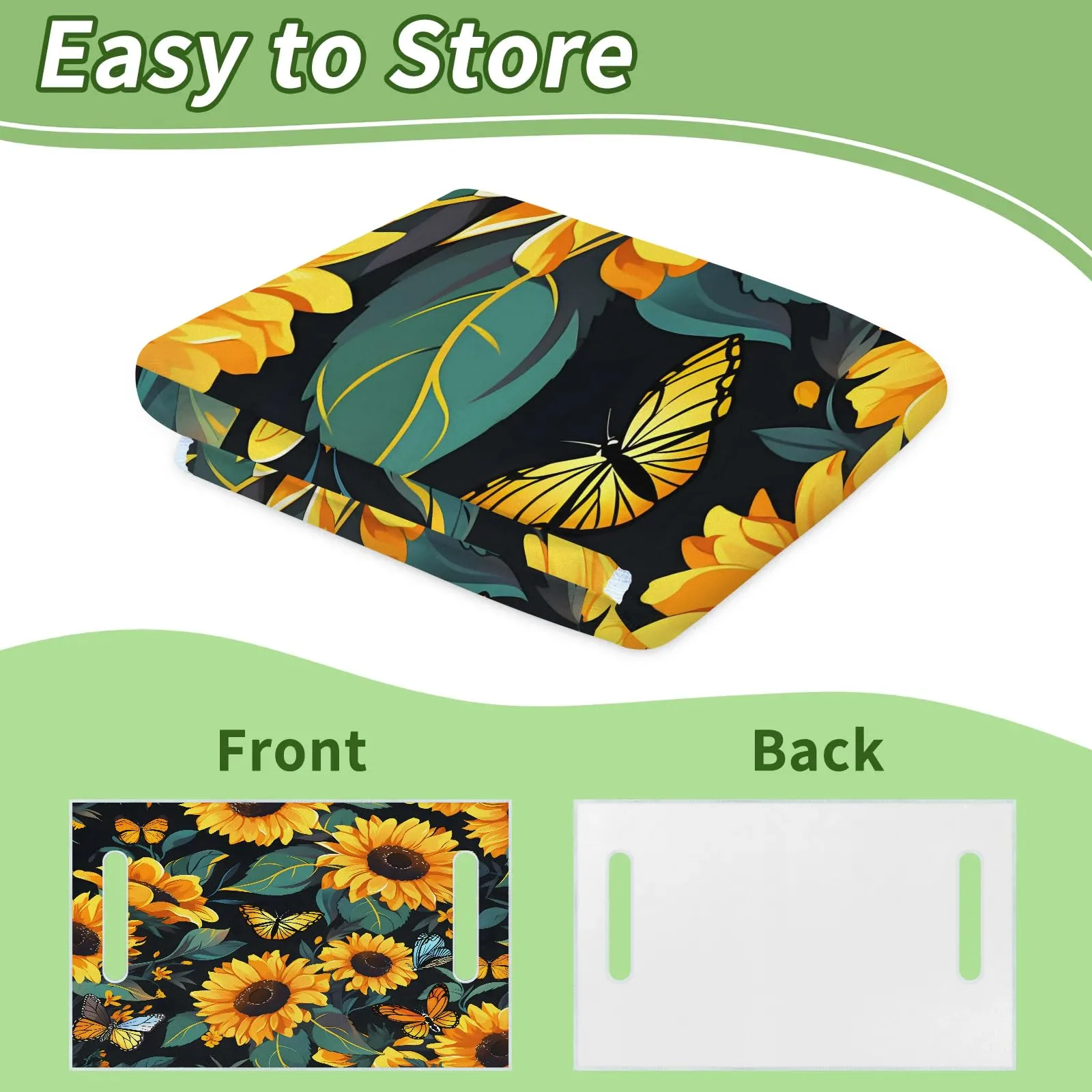 Tiveruda Sunflower Golf Cart Seat Cover, 51 x 31 in image 4