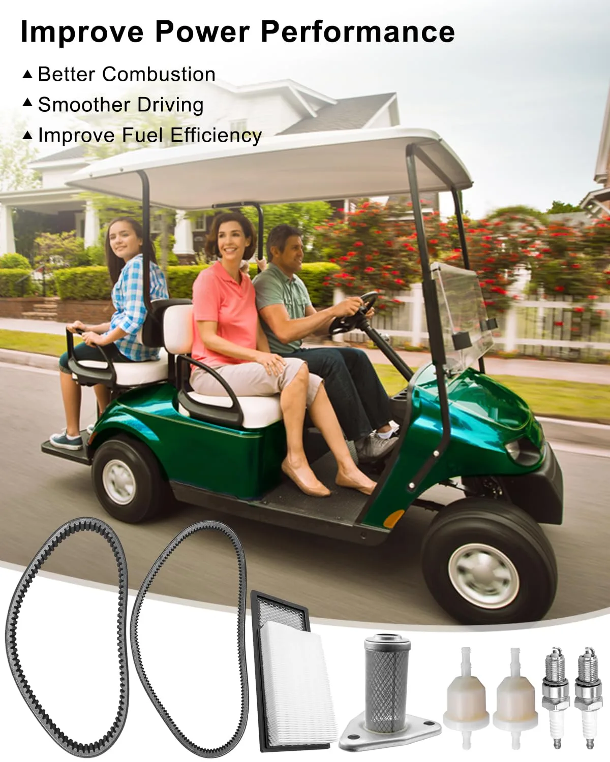 EMIHO Tune-Up Kit for 1994-2005 E-Z-GO Golf Carts image 2