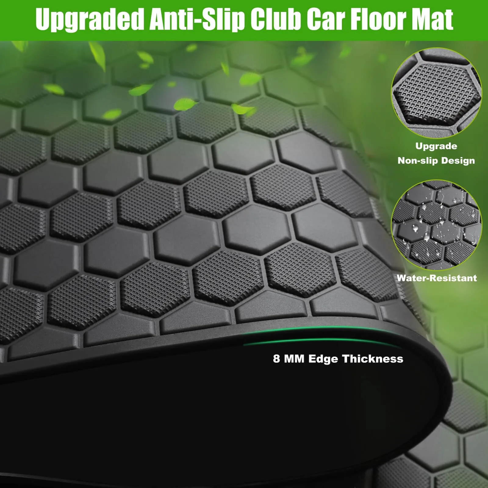 MOSNAI Club Car Golf Cart Floor Mat Floor Mat -CP image 4