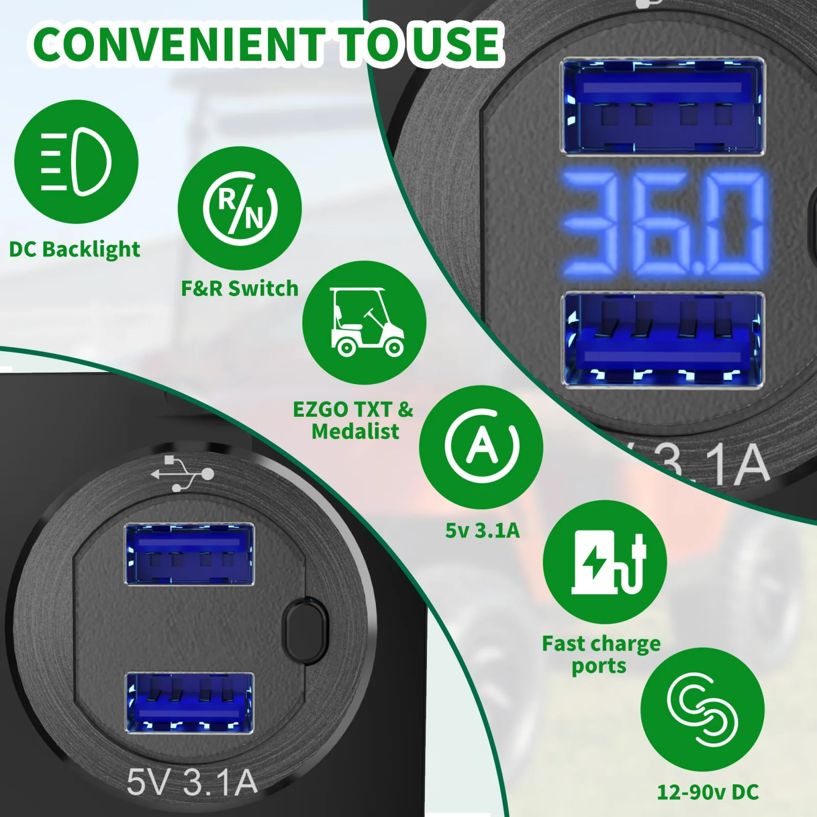 10L0L Console Plate for E-Z-GO TXT & Medalist 36V/48V image 4