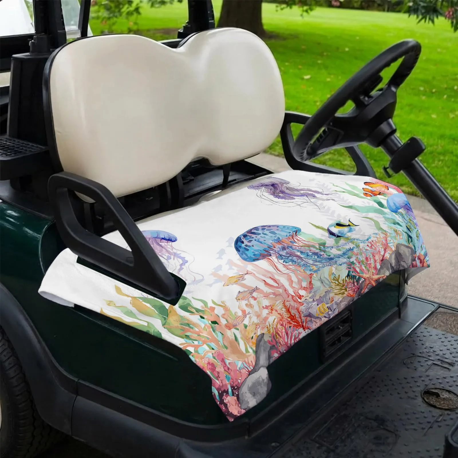 DecorLovee Golf Cart Seat Cover for 2-Seater Carts image 2