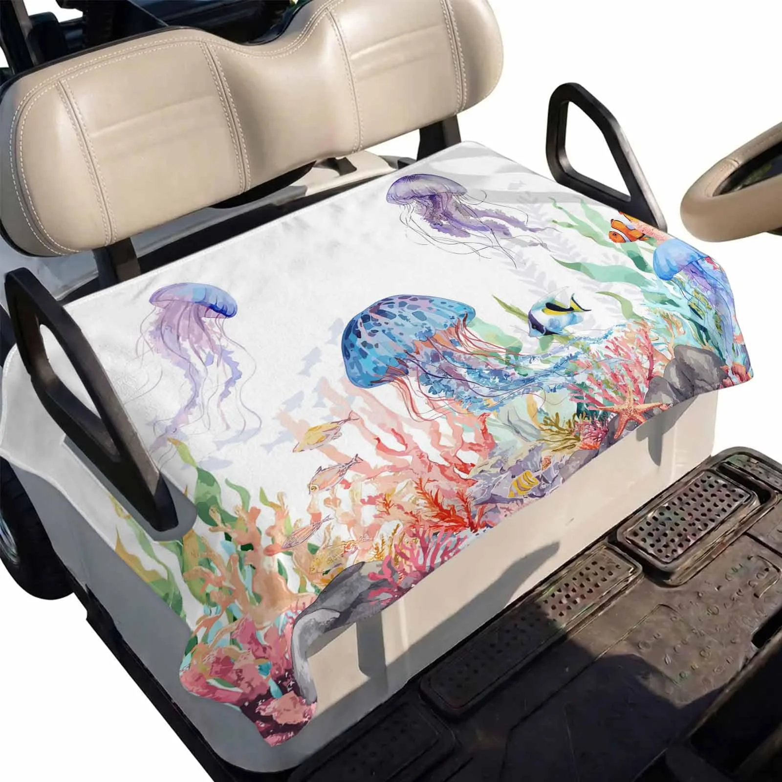 DecorLovee Golf Cart Seat Cover for 2-Seater Carts