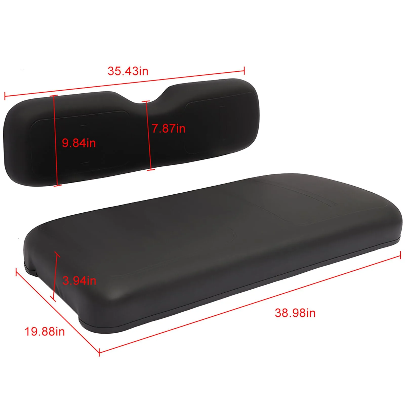 ECCPP Front Seat Cushion for E-Z-GO TXT Golf Cart image 3