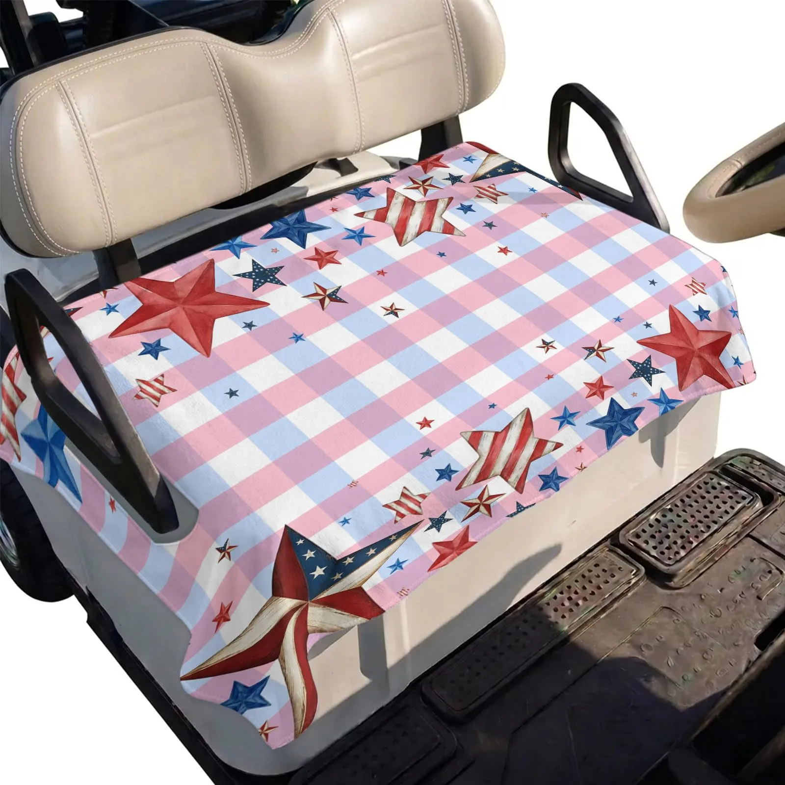 DecorLovee Golf Cart Seat Cover for 2-Seat Carts