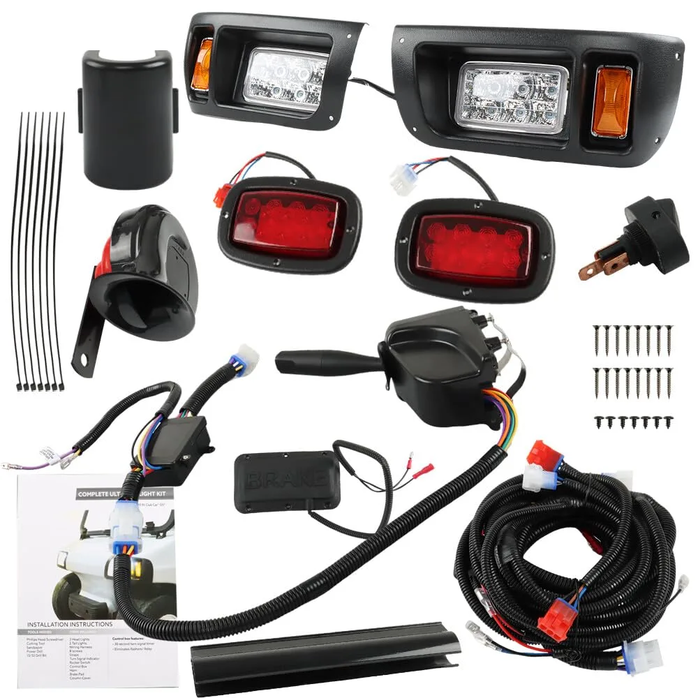 Generic LED Headlight and Tail Light Kit for Club Car DS