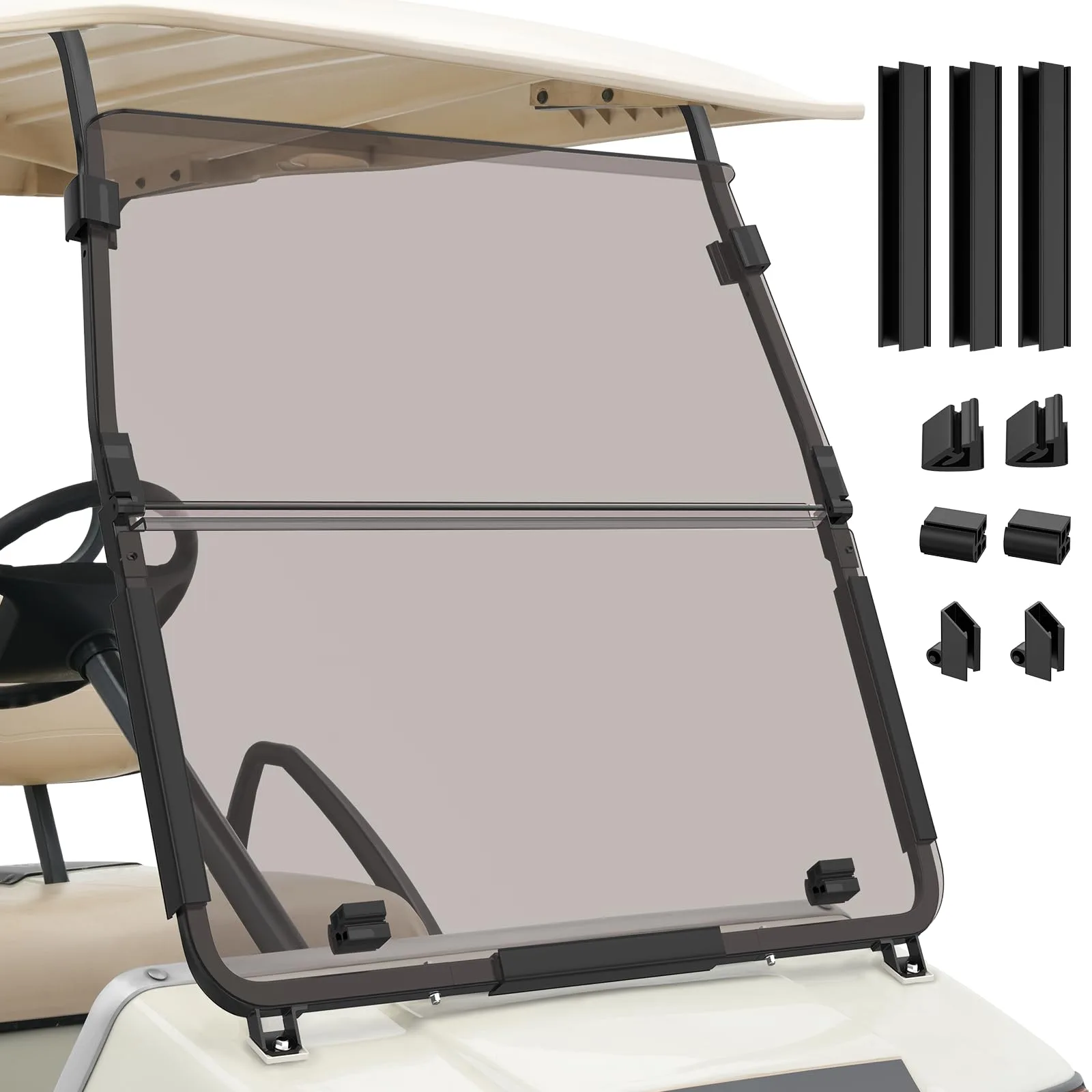 CartClan Foldable Windshield for Club Car DS CT-0234