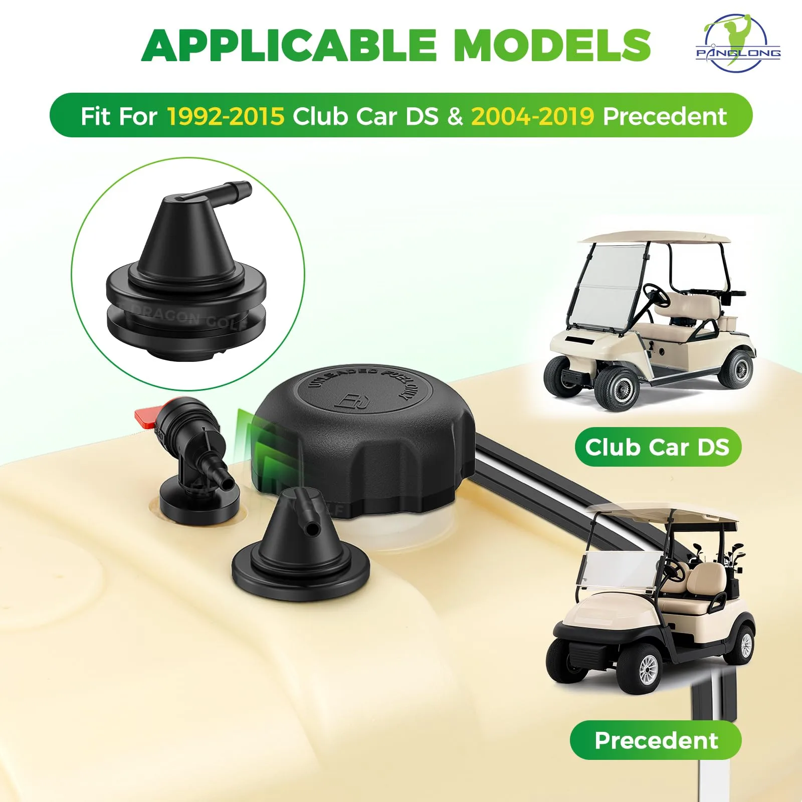 Panglong Fuel Tank Vent Kit for Club Car DS and Precedent image 2