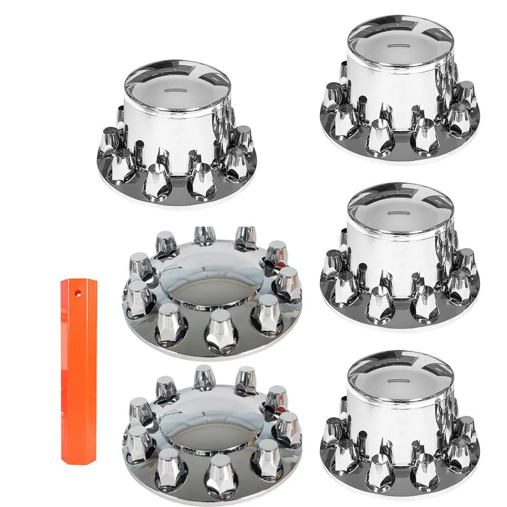 Generic 33mm Chrome Screw-On Lug Nut Covers