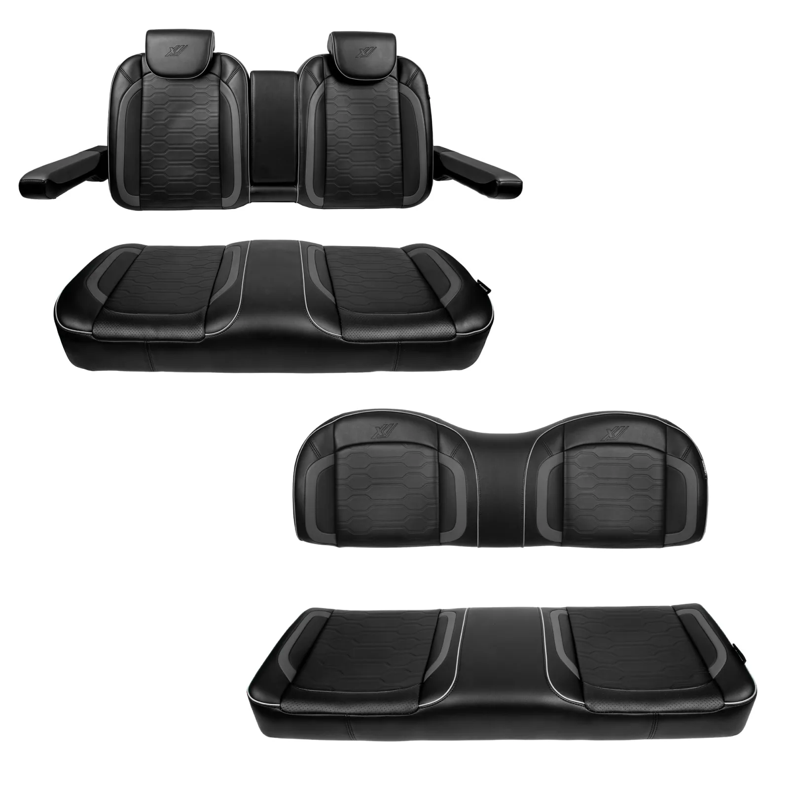 MADJAX Commander Seat Cushions for E-Z-GO RXV and Valor