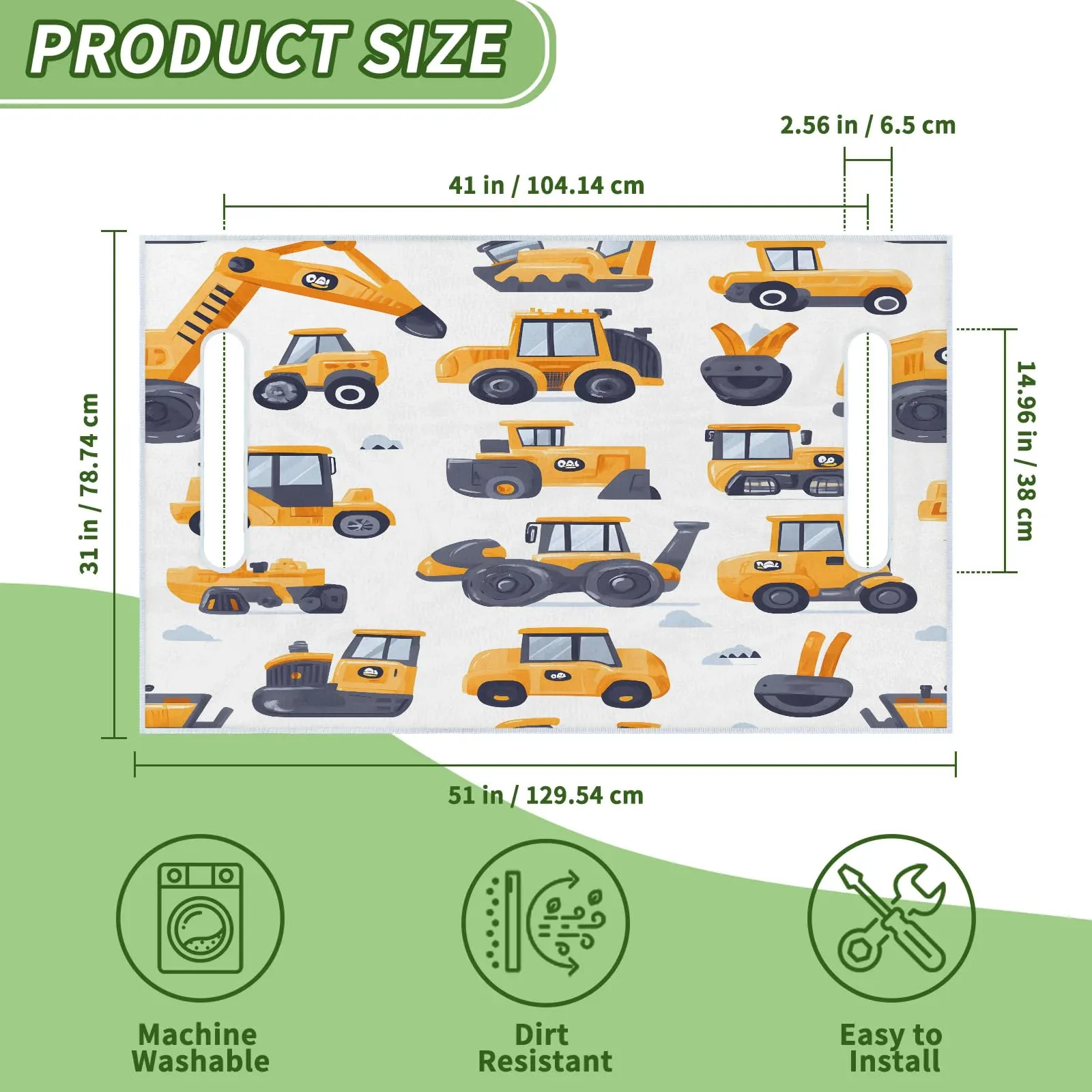 Tiveruda Golf Cart Seat Cover for Double Seats image 2
