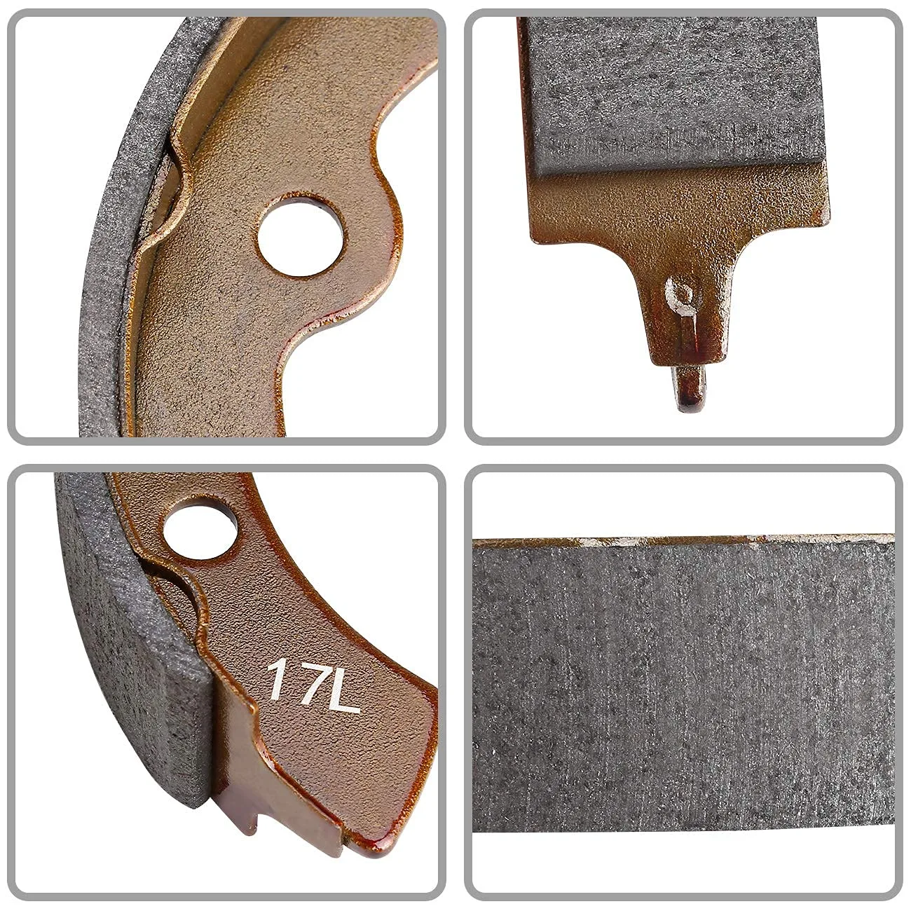 10L0L Golf Cart Brake Shoes Kit for Club Car, E-Z-GO & Yamaha image 4