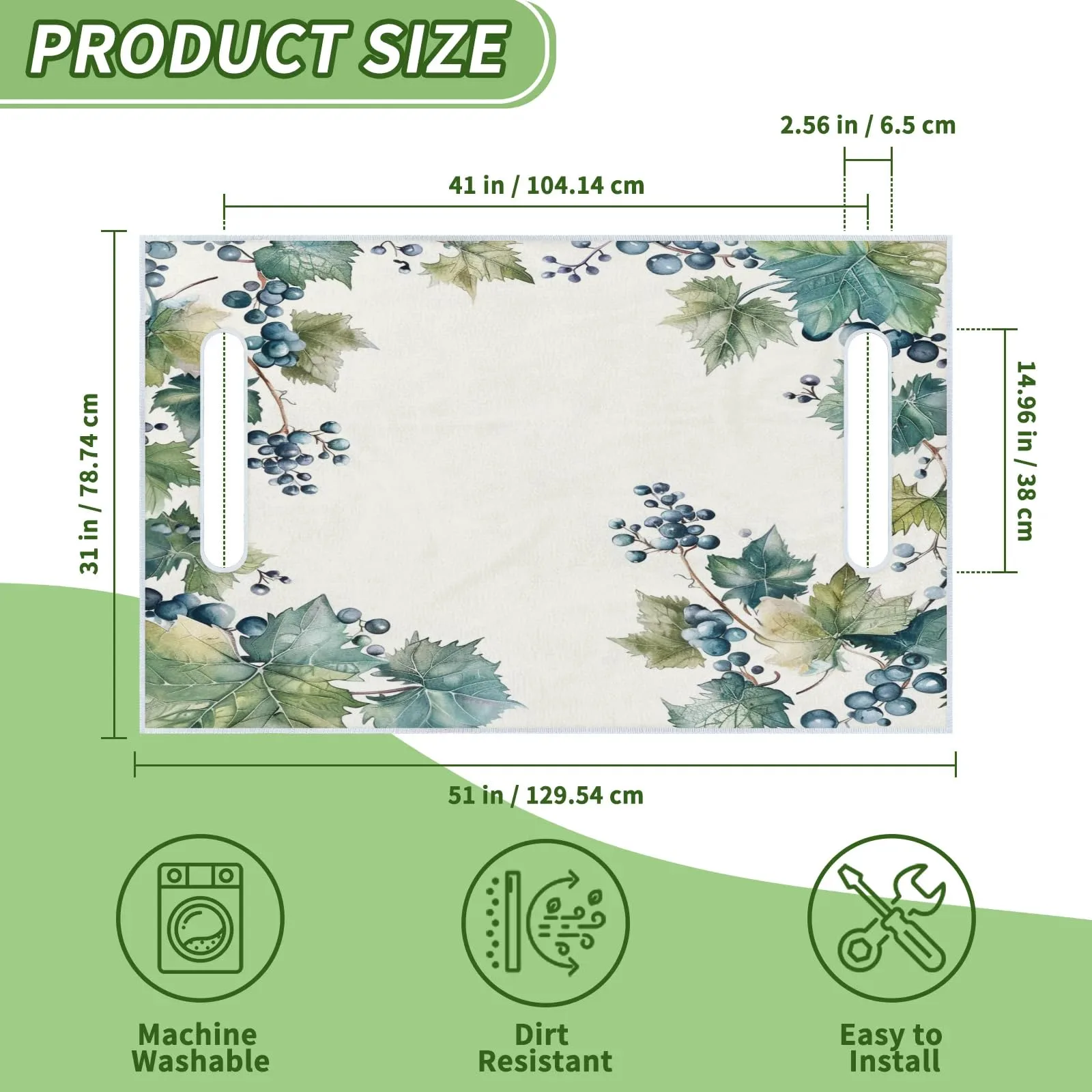 Tiveruda Golf Cart Seat Cover for Double Seats, 51 x 31 in image 2
