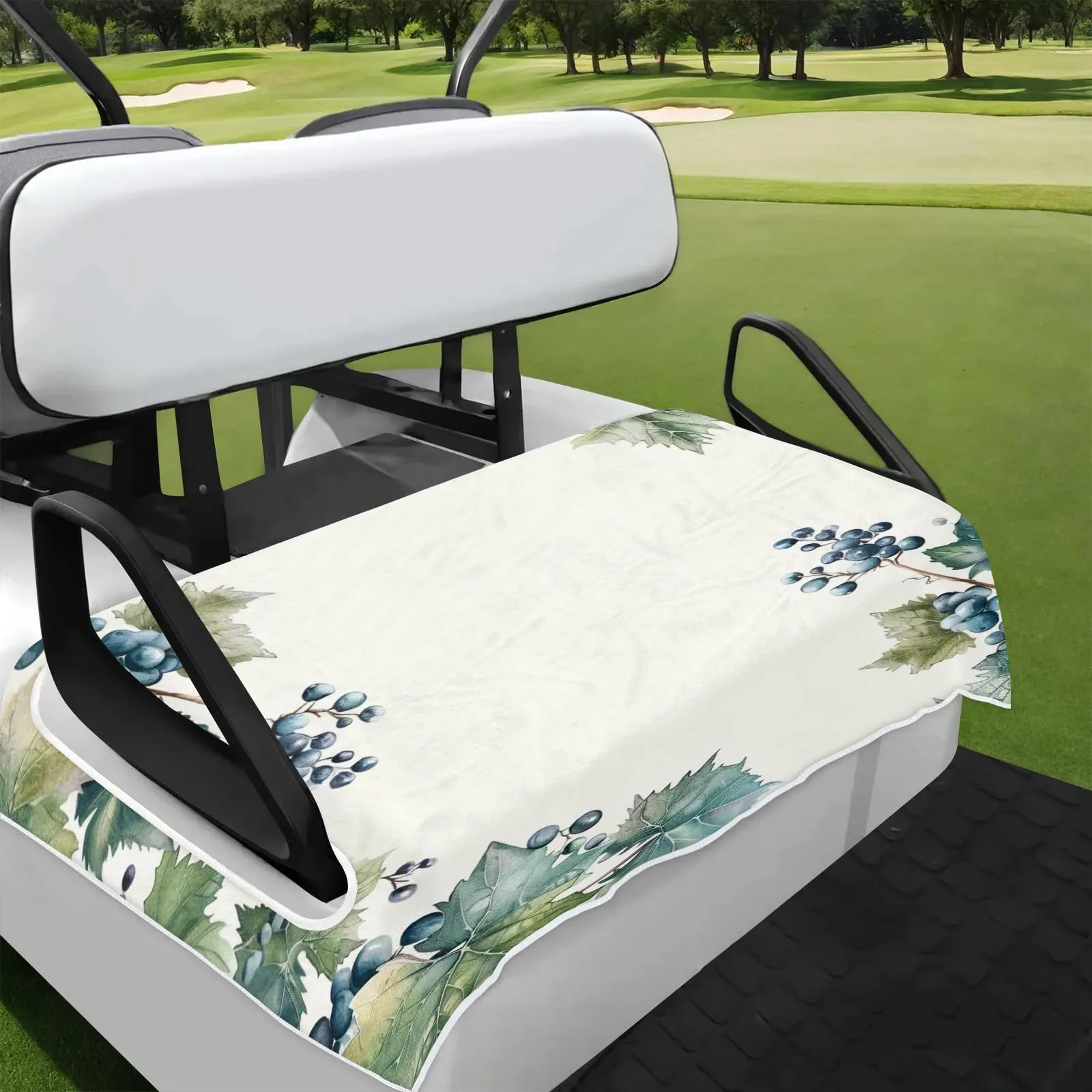 Tiveruda Golf Cart Seat Cover for Double Seats, 51 x 31 in