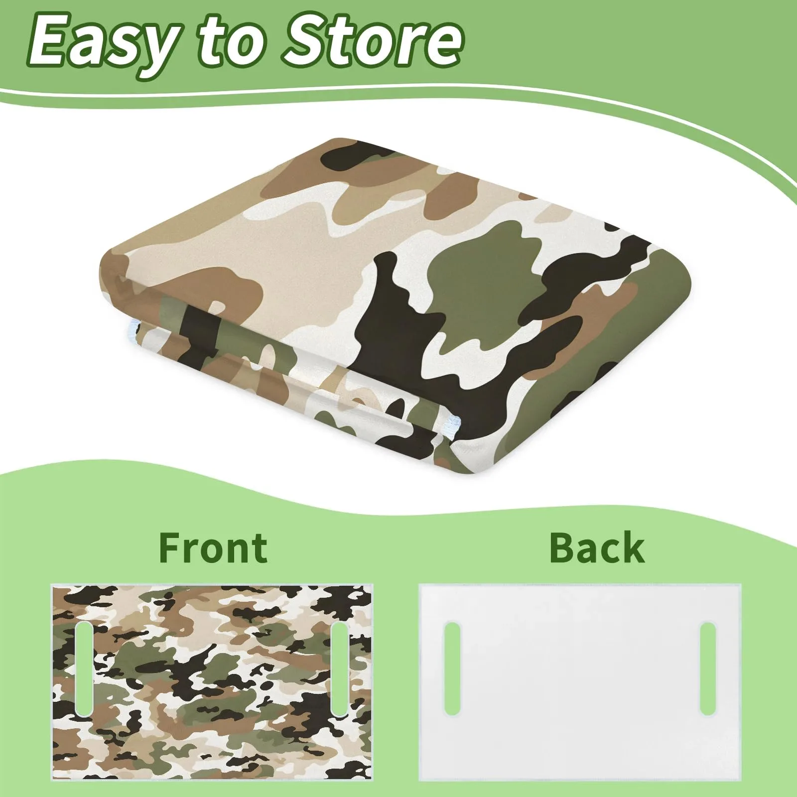 Tiveruda Camouflage Brown Golf Cart Seat Cover 51 x 31 image 4