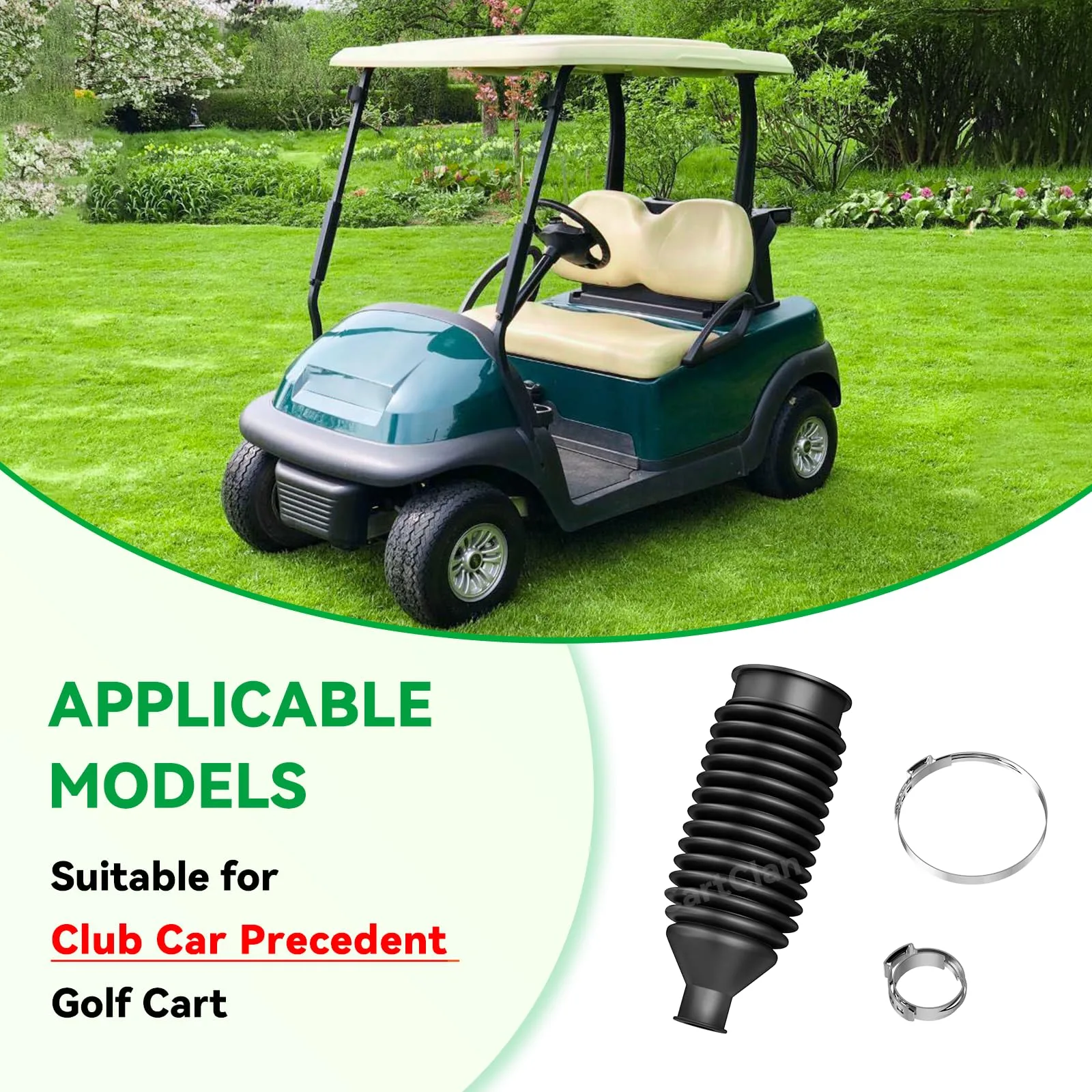 CartClan Steering Bellow Seals for Club Car Precedent image 2