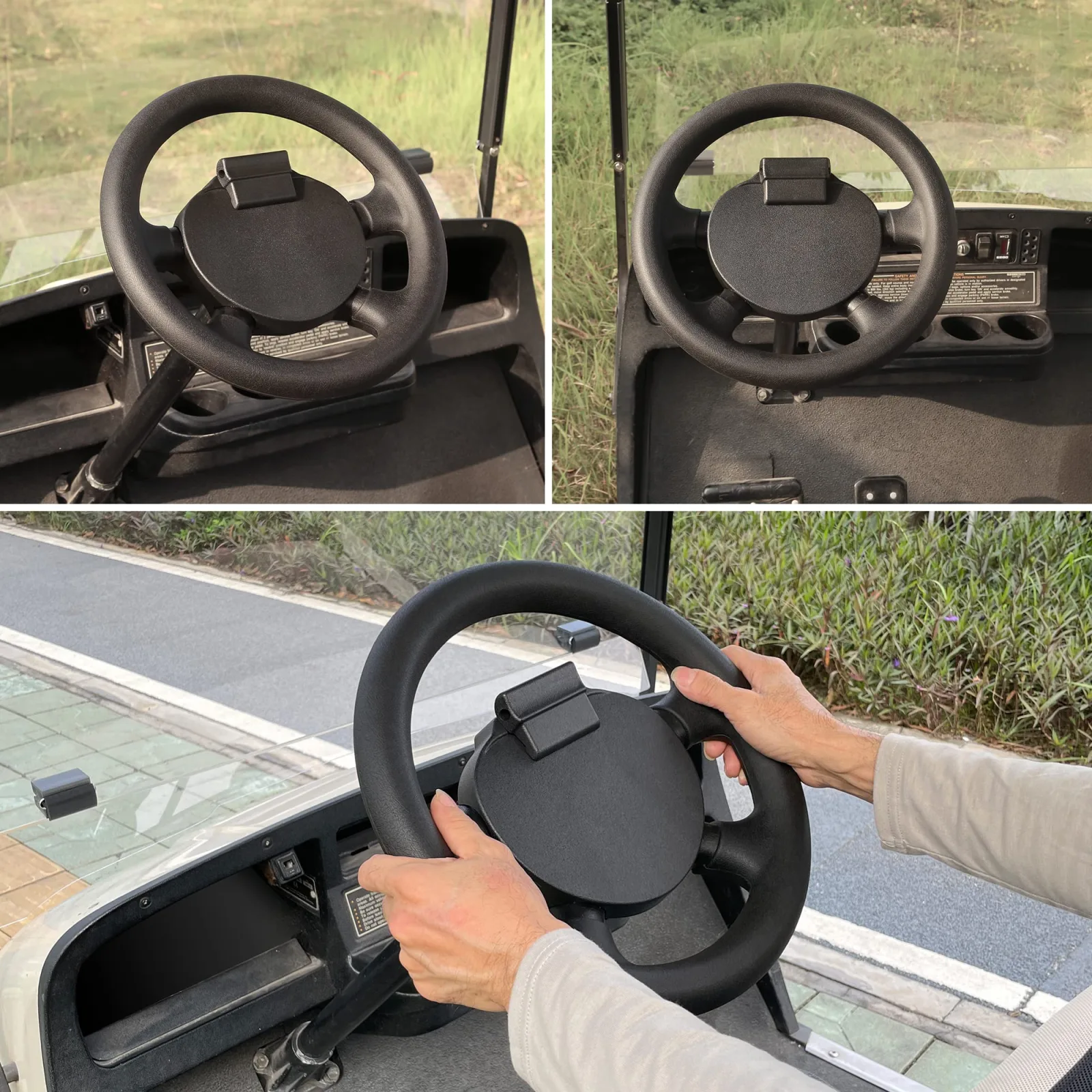 10L0L 13-Inch Steering Wheel for E-Z-GO Golf Carts image 3