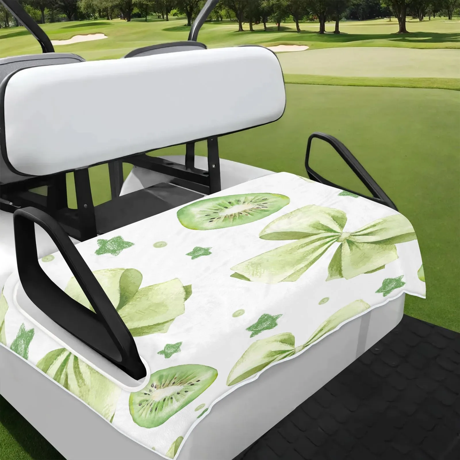 Tiveruda Golf Cart Seat Cover for 2-Person Seats