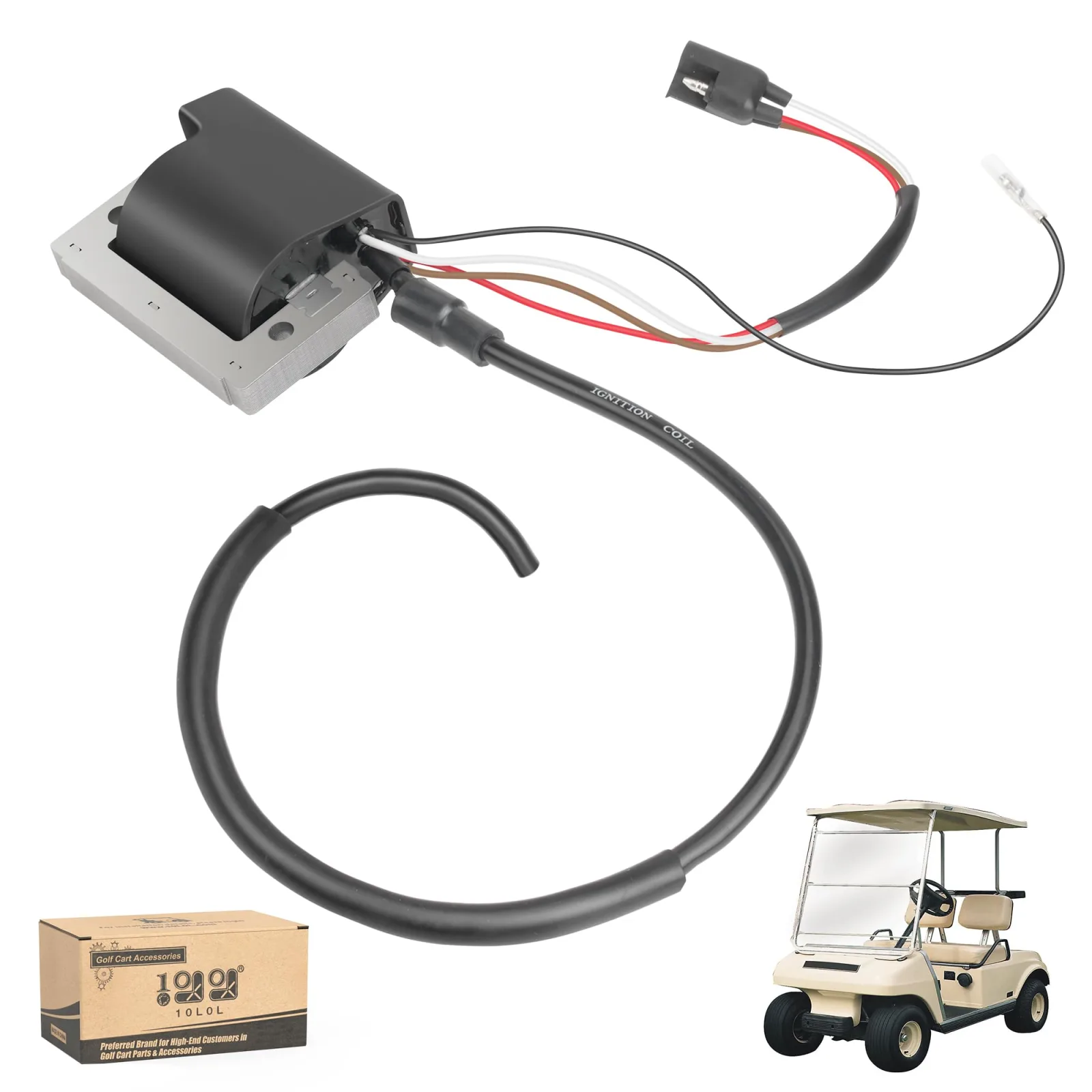 10L0L Ignition Coil for Club Car DS 1984-1989