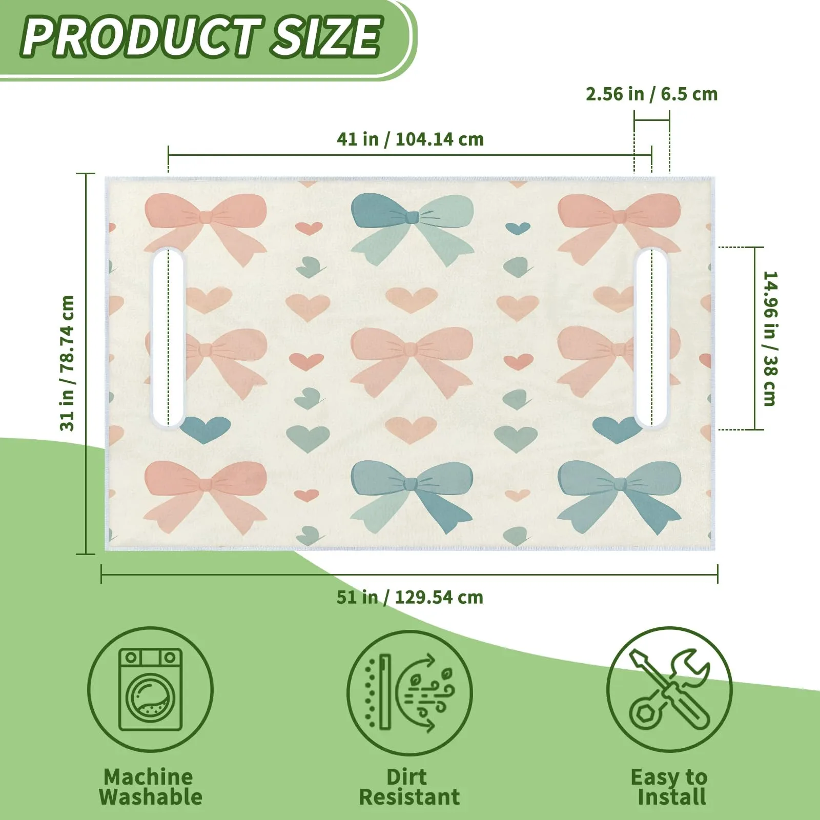 Tiveruda Golf Cart Seat Cover for Double Seats, 51 x 31 in image 2