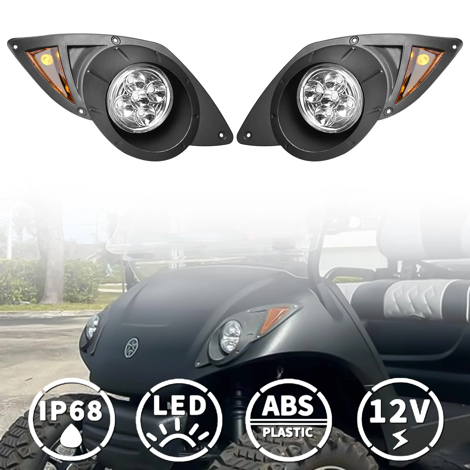 Orle Oko LED Headlight Kit for Yamaha Drive G29 2007-2016 image 3