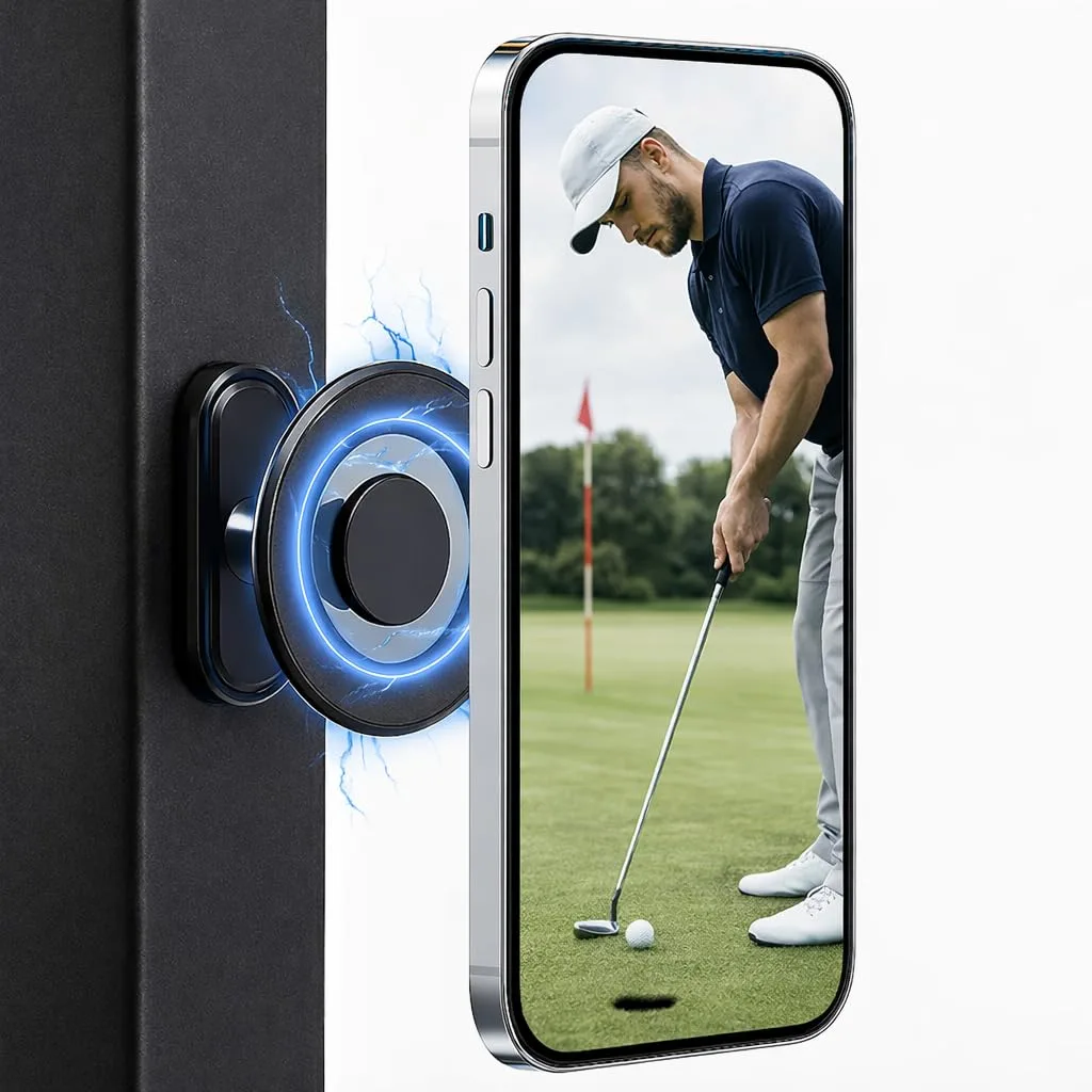 Meexzoom MPH25001 Magnetic Golf Cart Phone Holder