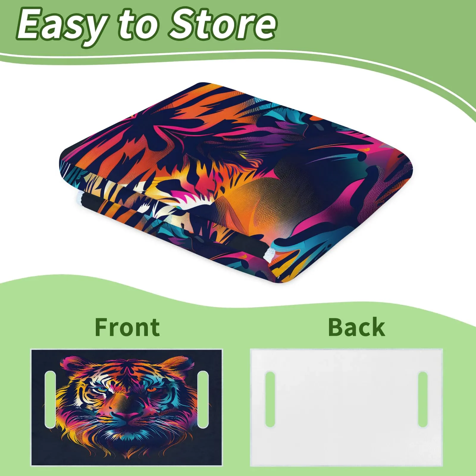 Tiveruda Golf Cart Seat Cover for Double Seats image 4